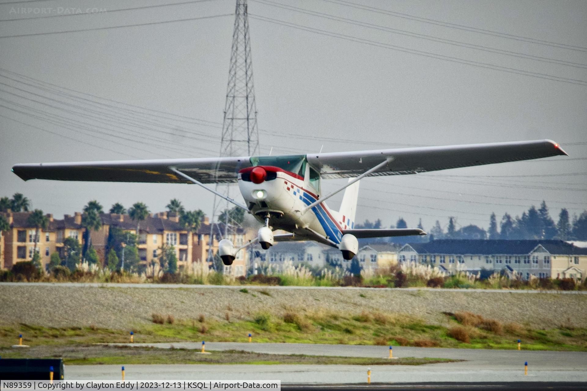 N89359, 1978 Cessna 152 C/N 15282725, San Carlos Airport in California 2023.