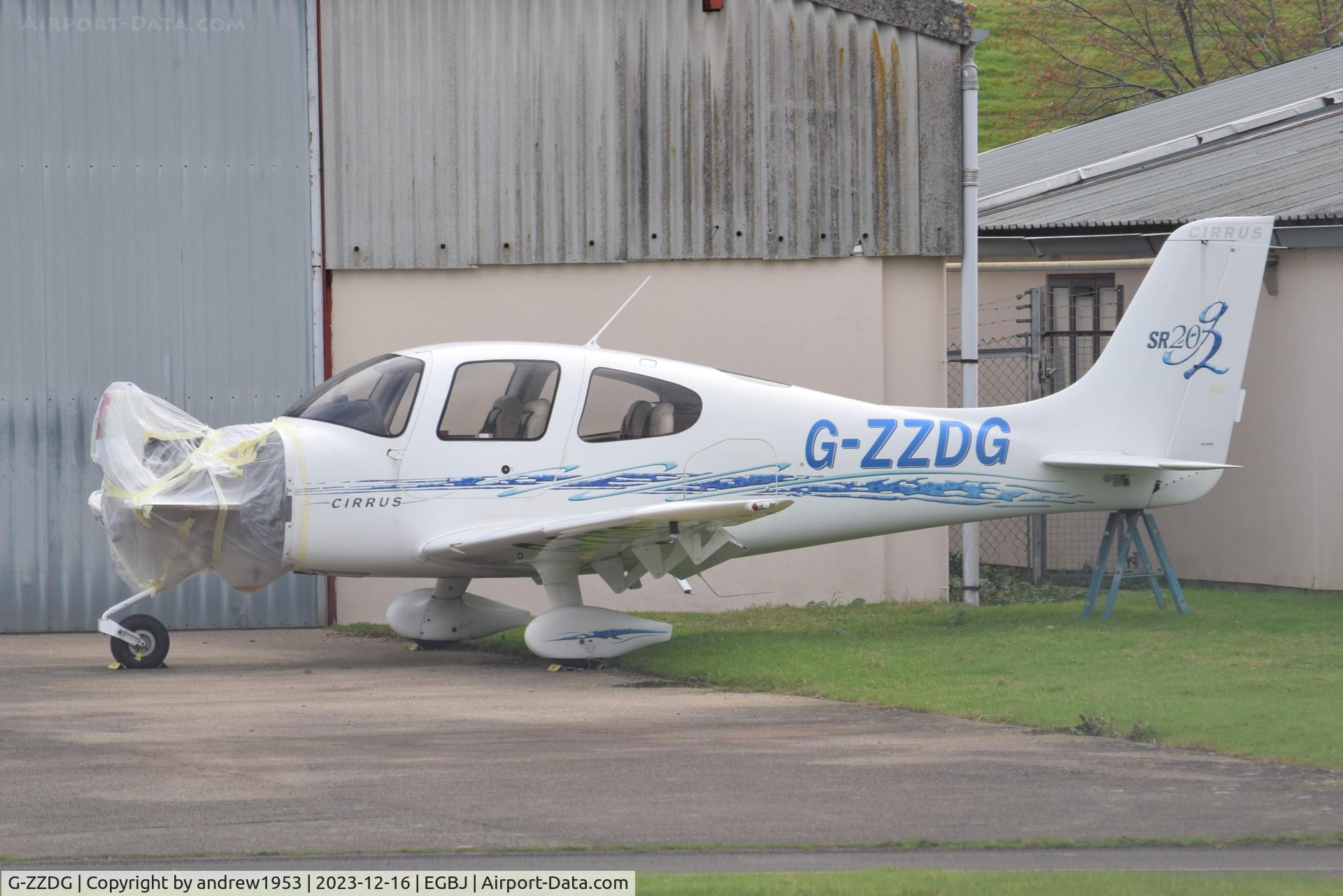 G-ZZDG, 2006 Cirrus SR20 G2 C/N 1733, G-ZZDG at Gloucestershire Airport.