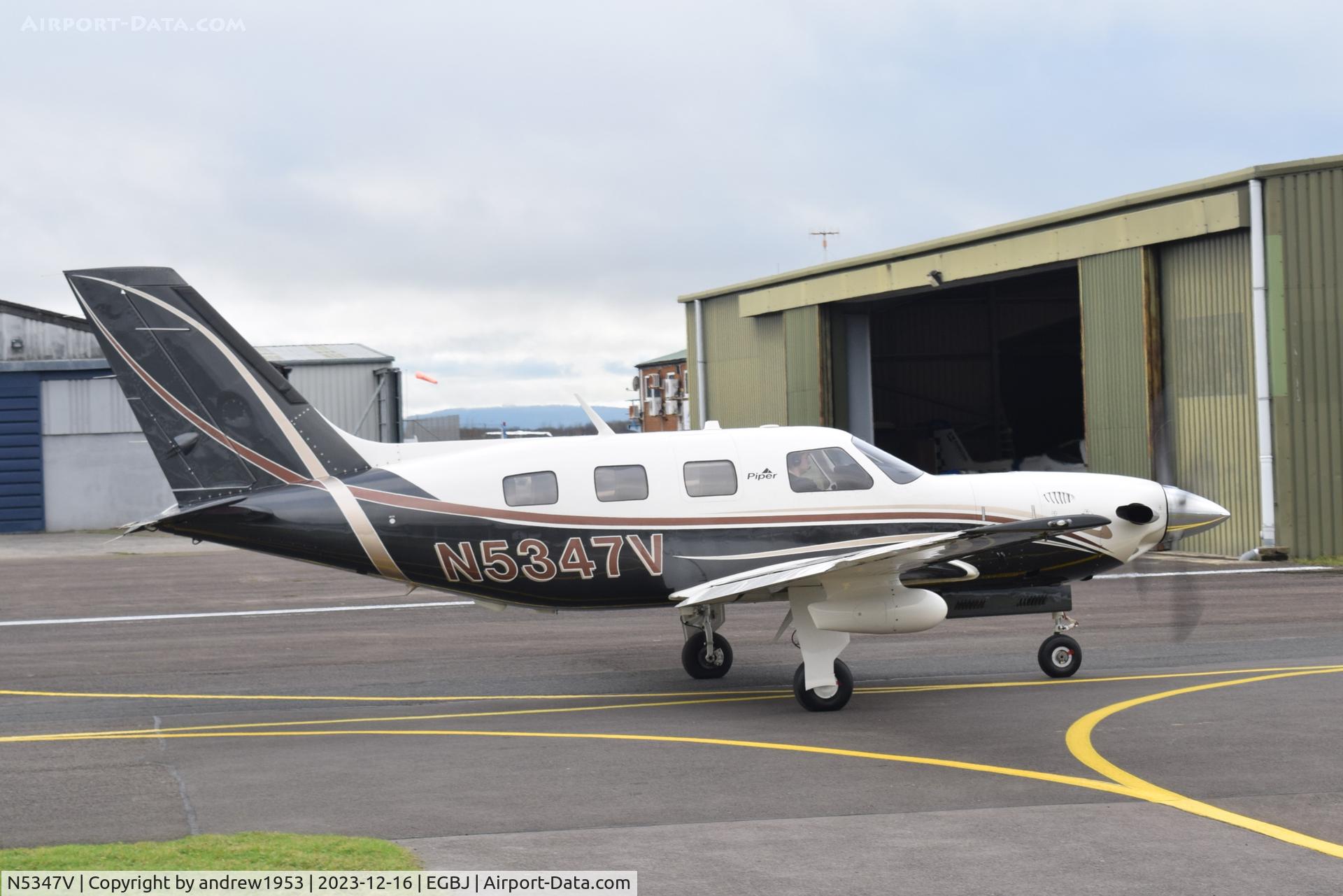 N5347V, Piper PA-46-500TP C/N 4697126, N5347V at Gloucestershire Airport.