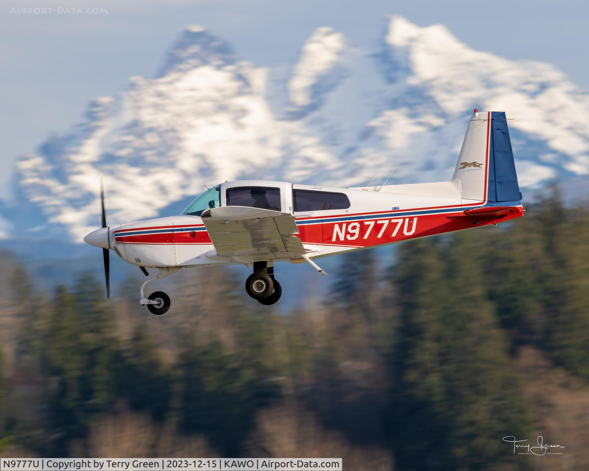 N9777U, 1976 Grumman American AA-5A Cheetah C/N AA5A-0177, KAWO