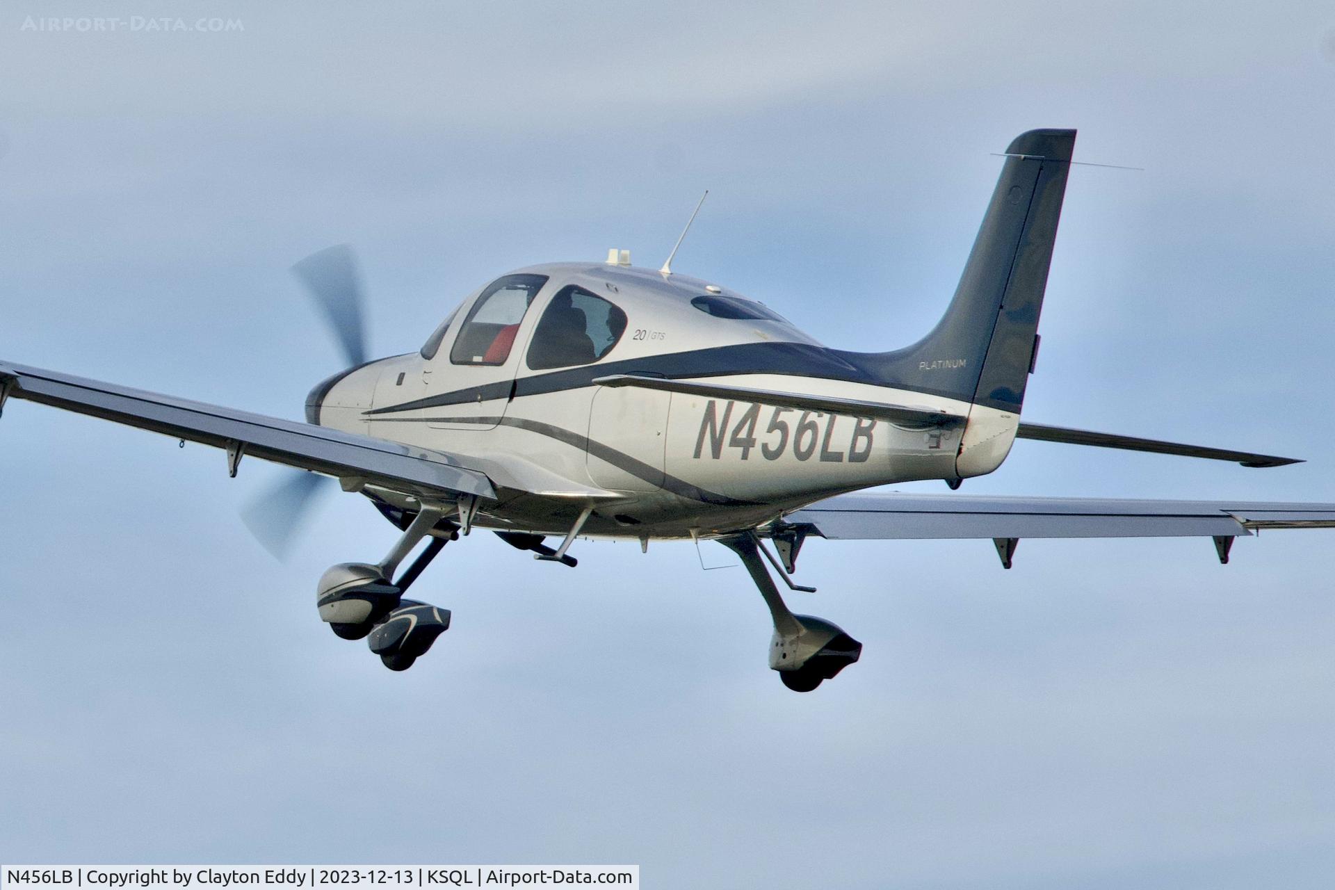 N456LB, 2014 Cirrus SR20 C/N 2256, San Carlos Airport in California 2023.