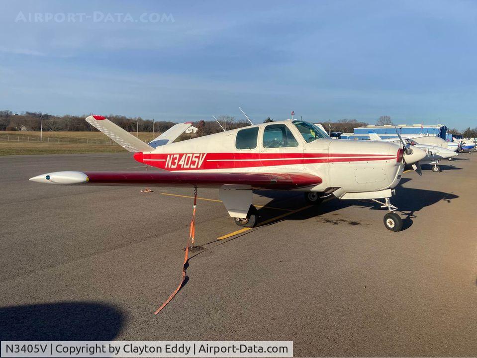 N3405V, 1947 Beech 35 Bonanza C/N D-881, Not my Pic.