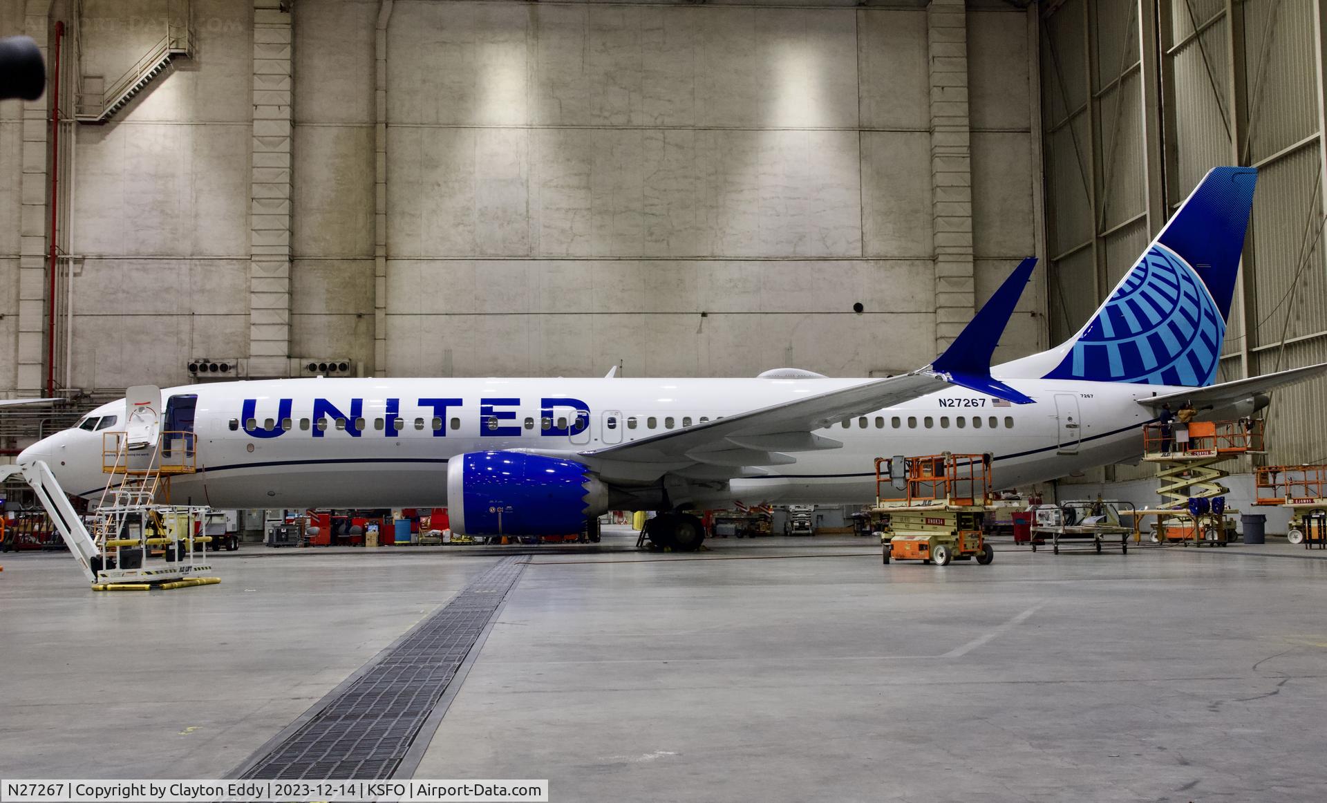 N27267, 2022 Boeing 737-8 MAX C/N 67522, SFO 2023.