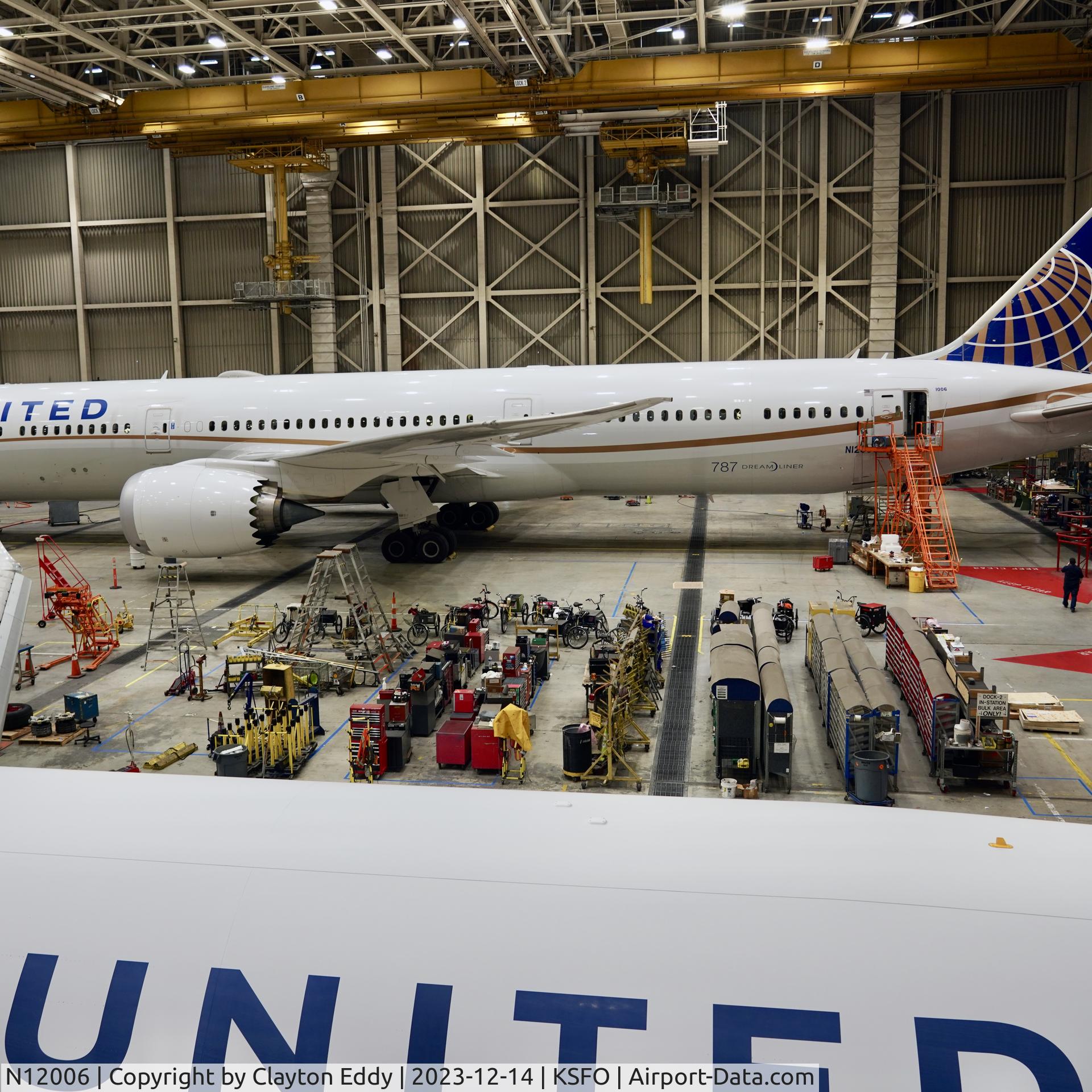 N12006, 2019 Boeing 787-10 Dreamliner C/N 60140, SFO 2023.