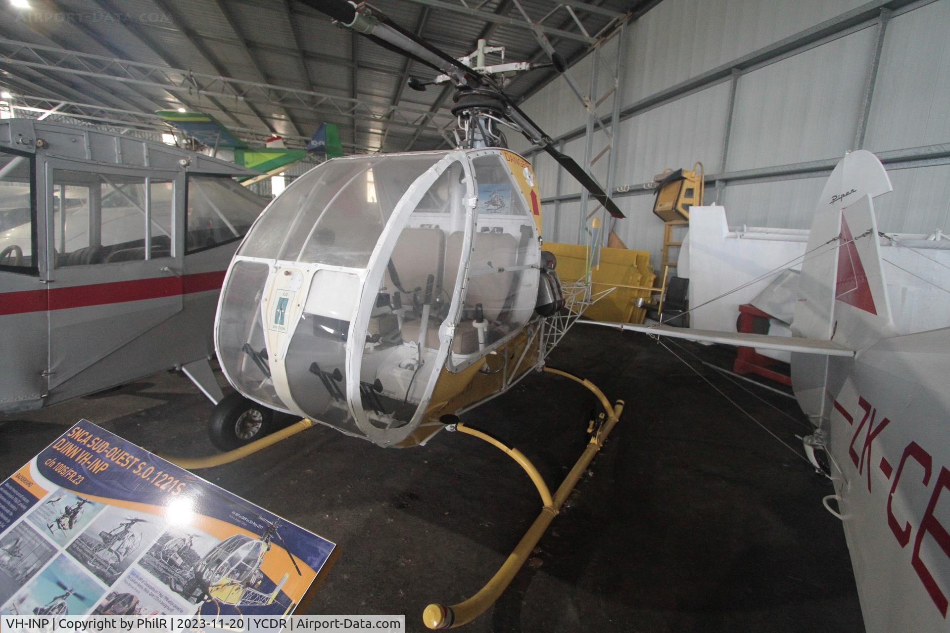 VH-INP, Sud-Ouest SO.1221S Djinn C/N 1005/FR23, VH-INP 1957 SNCA Sud-Ouest 1221S Djinn QAM Caloundra