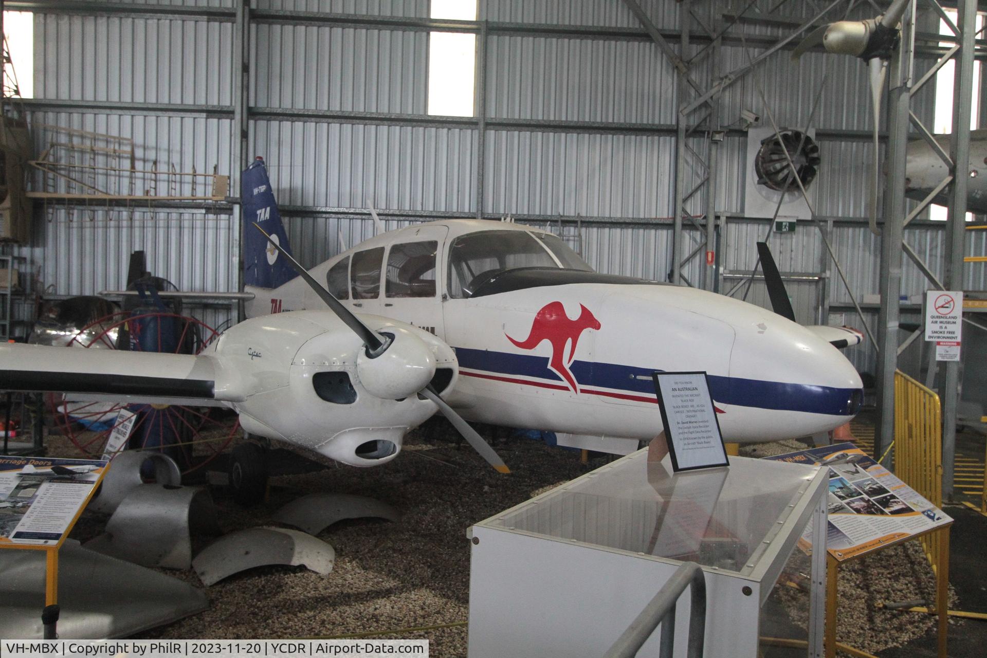 VH-MBX, 1967 Piper PA-23-250 Aztec C/N 27-2007, VH-MBX 1965 N5007Y Piper PA-23 Aztec QAM Caloundra