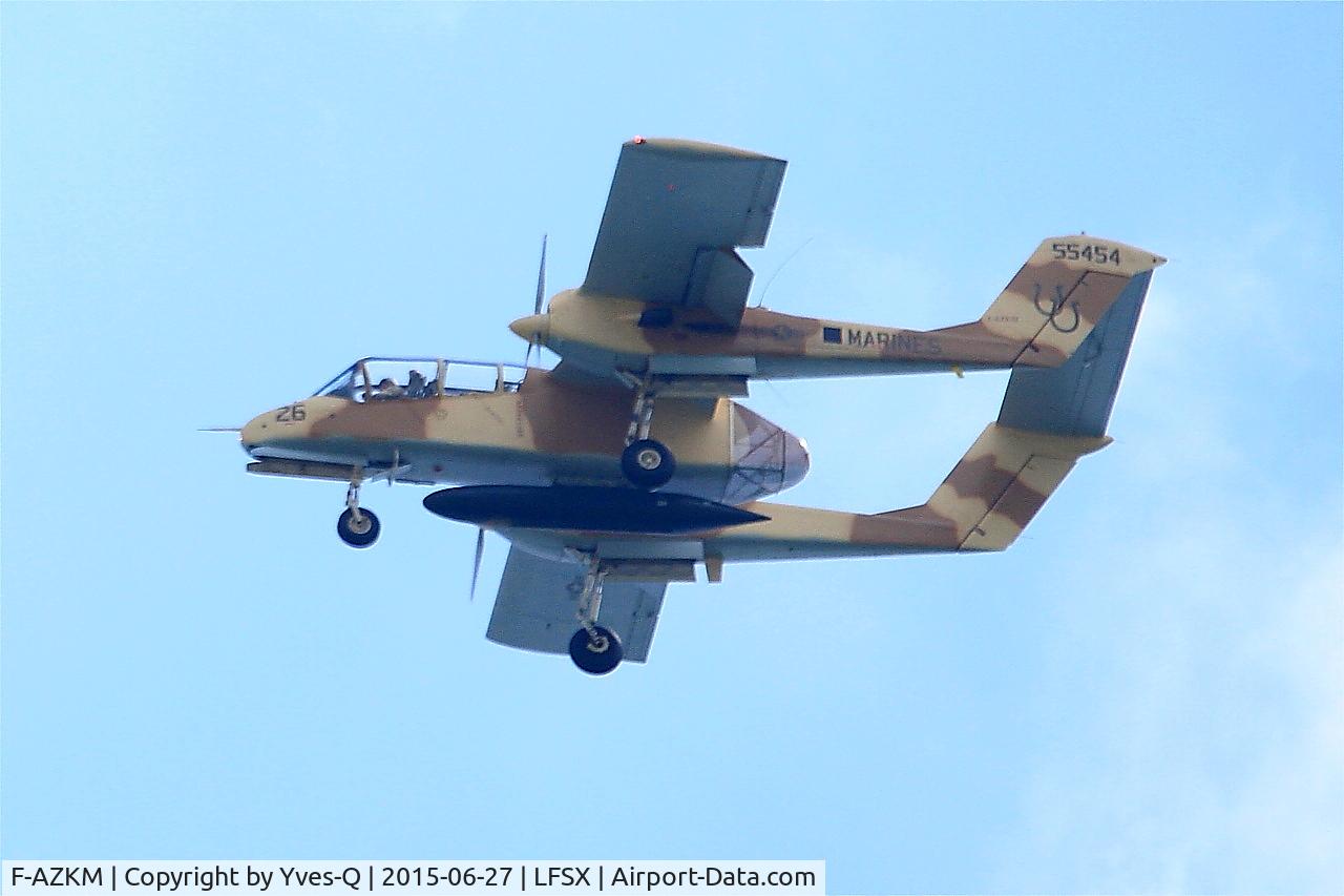 F-AZKM, 1971 North American OV-10B Bronco C/N 338-9 (305-65), North American OV-10B Bronco, On display, Luxeuil-St Sauveur Air Base 116 (LFSX)