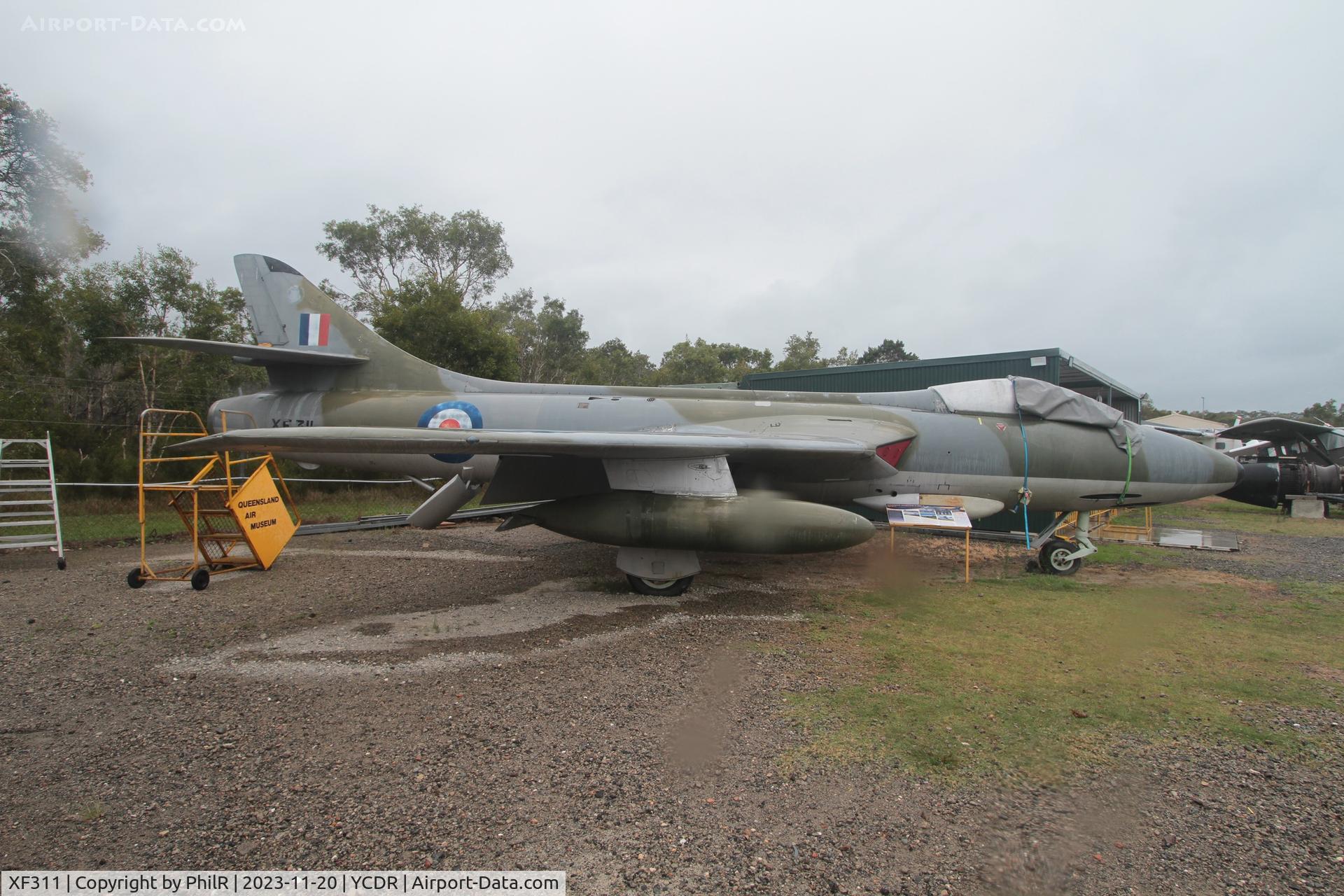 XF311, Hawker Hunter F.4 C/N HABL-003072, XF311 1953 Hawker Hunter F4 QAM Caloundra