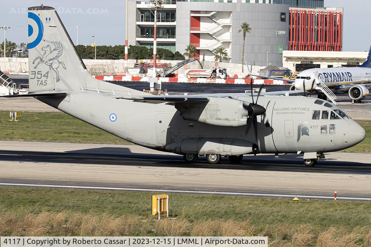 4117, Alenia C-27J Spartan C/N 4117/HA001, Runway 31 Backtrack