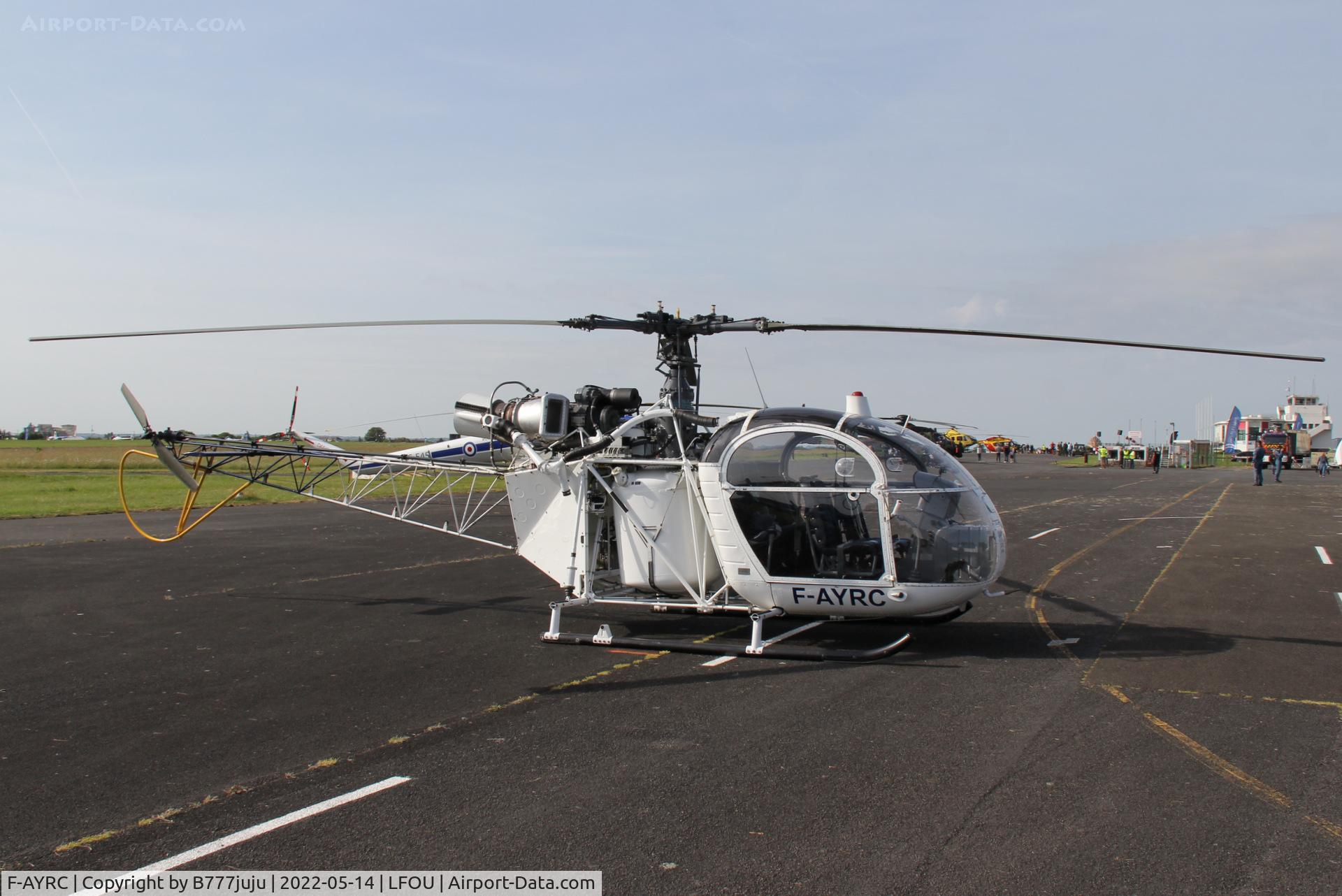 F-AYRC, Sud SE-313B Alouette II C/N 1744, at Helico 2022 Cholet