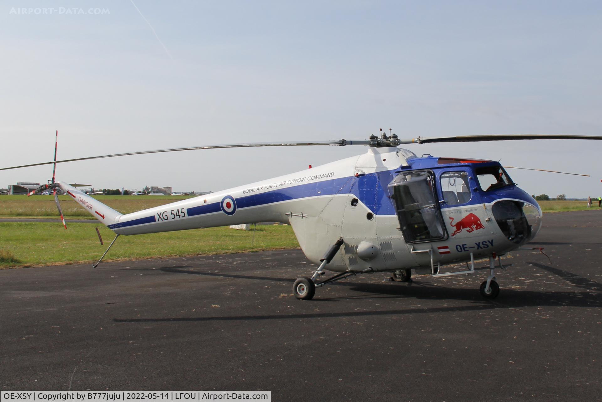 OE-XSY, 1957 Bristol 171B HR.52 Sycamore C/N 13475, at Helico 2022 Cholet