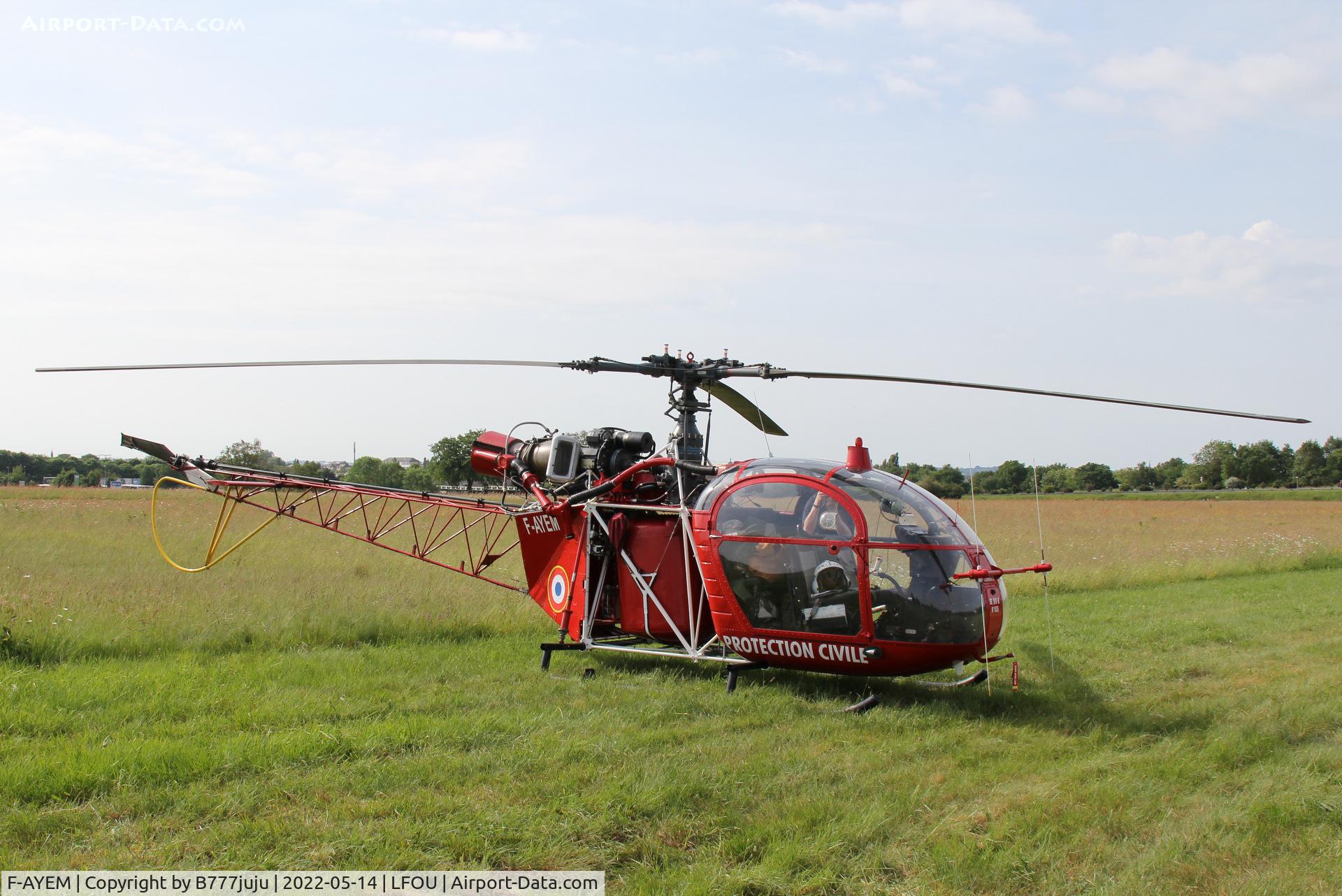 F-AYEM, Aerospatiale SE-313B Alouette II C/N 1635, SE-313B Alouette II