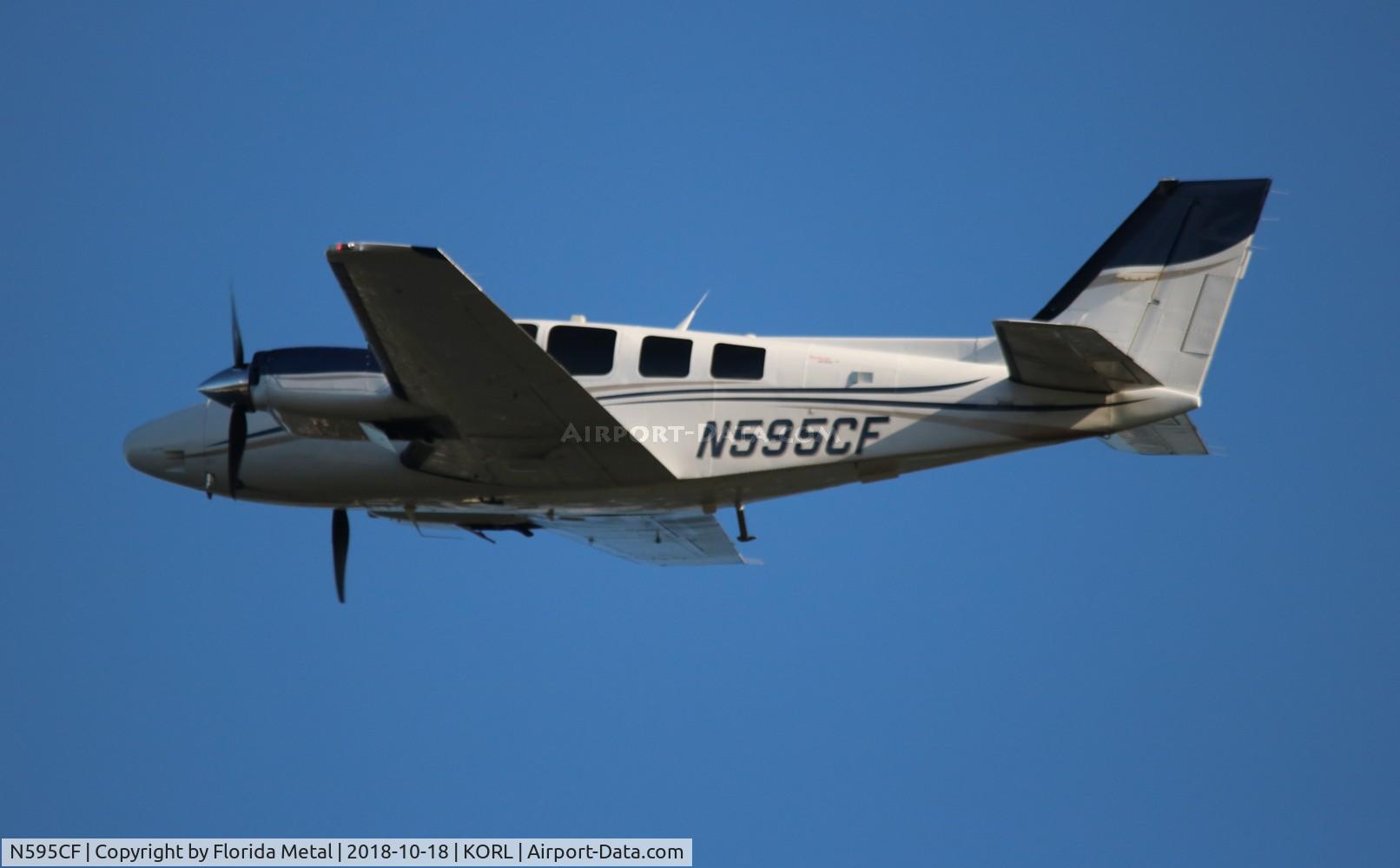 N595CF, 2012 Hawker Beechcraft Corp G58 Baron C/N TH-2346, Baron 58 zx