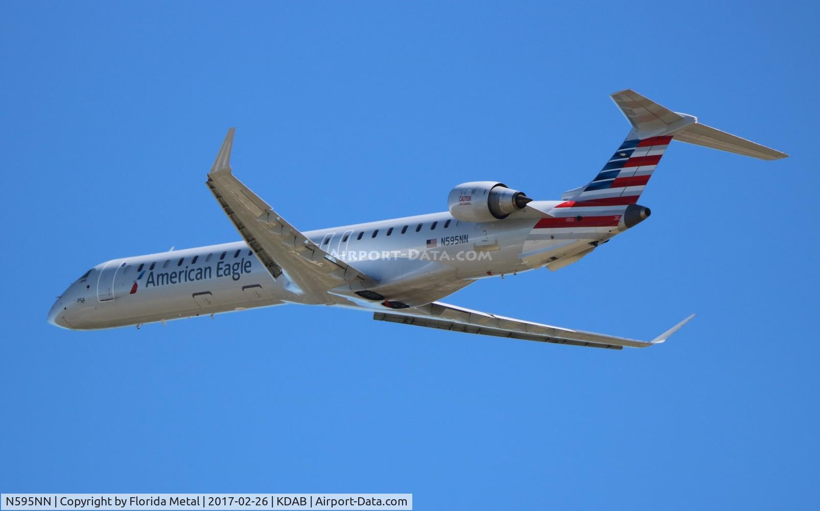 N595NN, 2016 Bombardier CRJ-900 (CL-600-2D24) C/N 15408, PSA/AE CRJ9 zx DAB-CLT