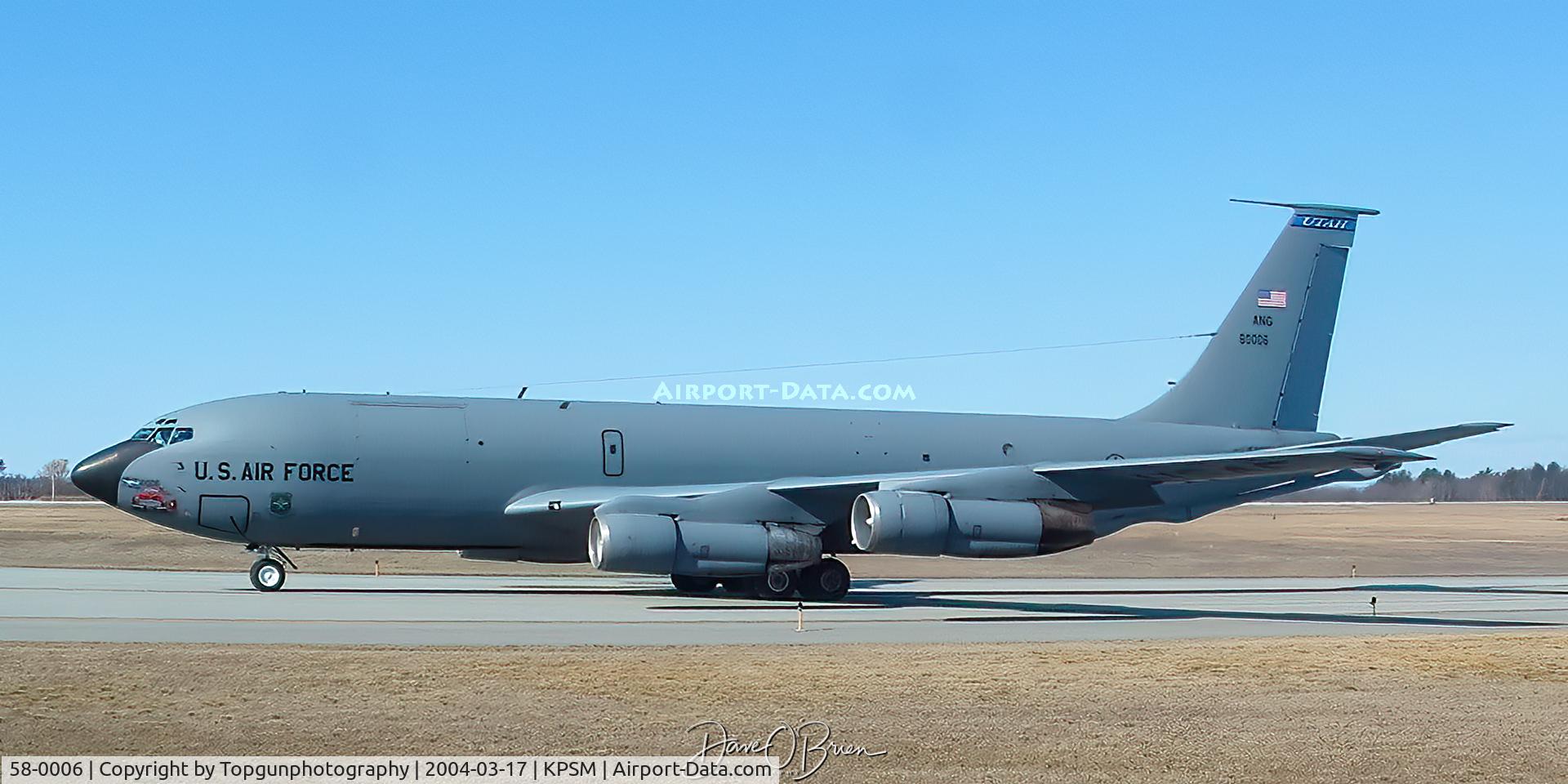 58-0006, 1958 Boeing KC-135E Stratotanker C/N 17751, Heading home