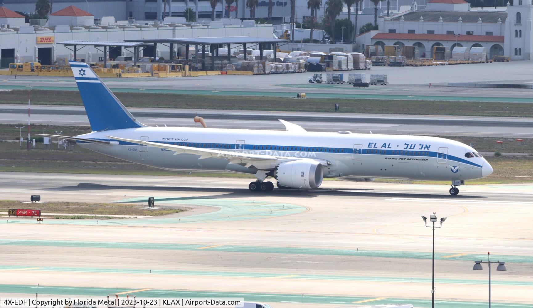 4X-EDF, 2018 Boeing 787-958 Dreamliner C/N 63394, ELY 789 retro zx LAX-TLV