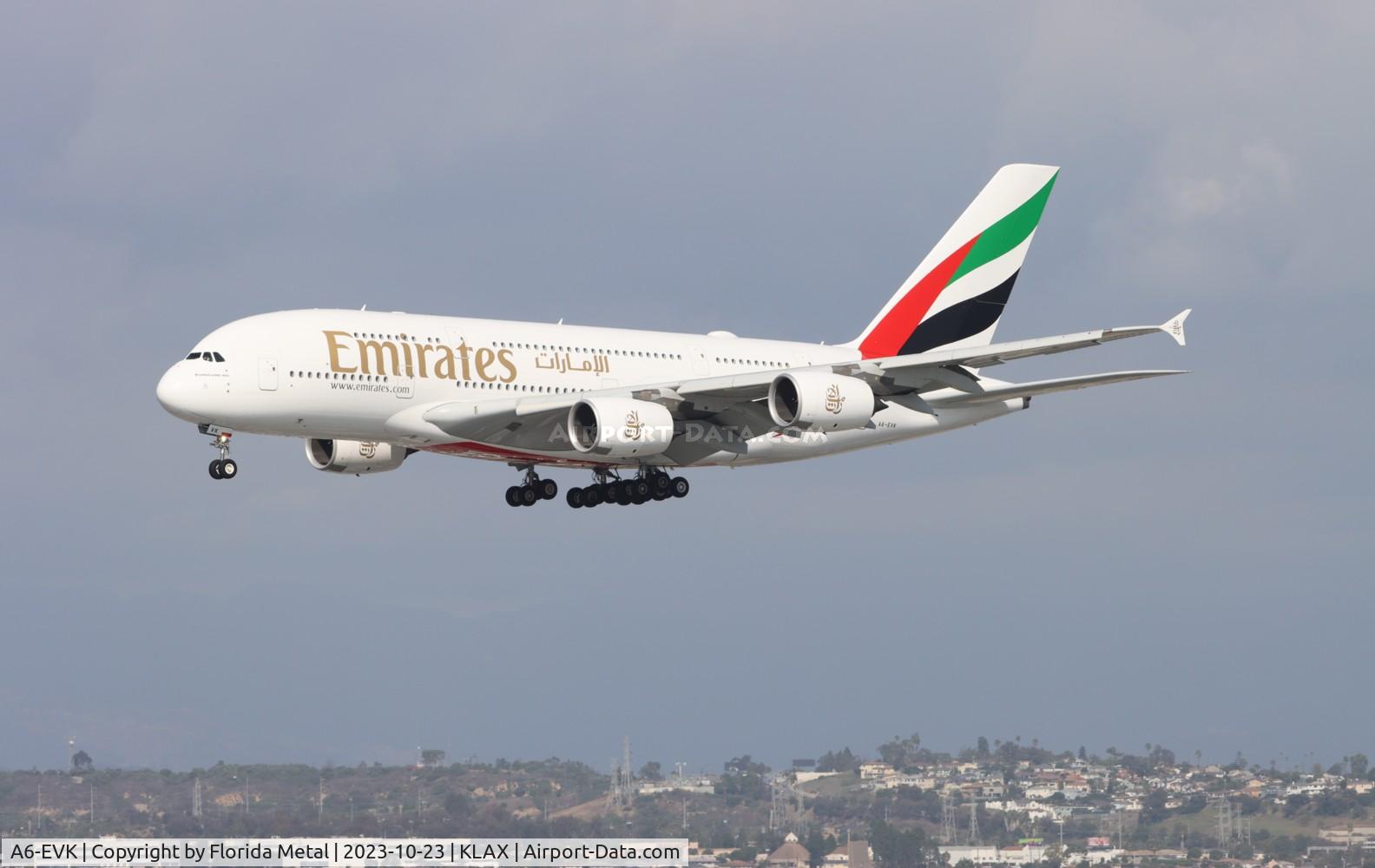 A6-EVK, 2019 Airbus A380-842 C/N 260, UAE A388 zx DXB-LAX