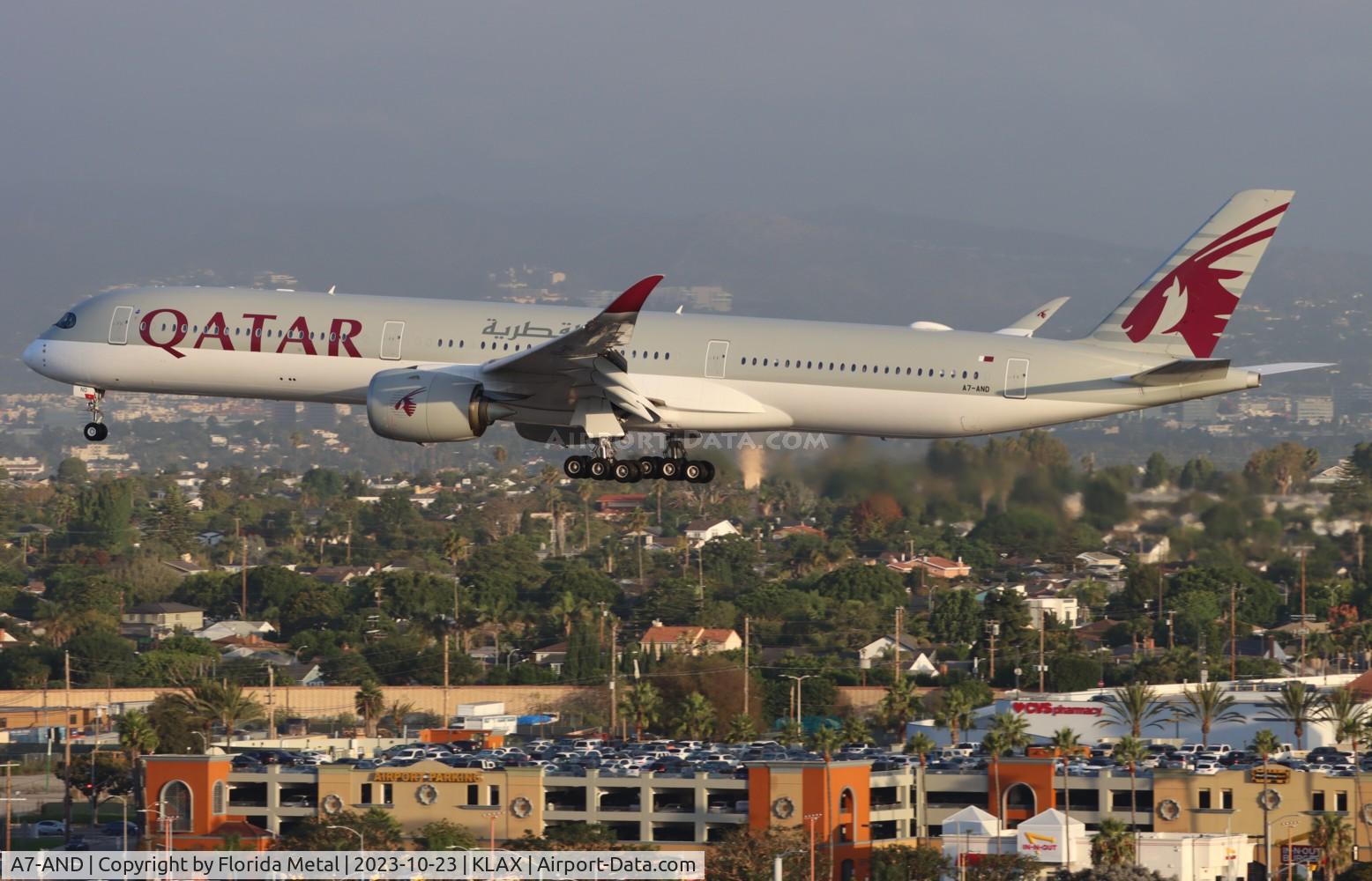 A7-AND, 2018 Airbus A350-1041 C/N 125, QTR A35X zx DOH-LAX