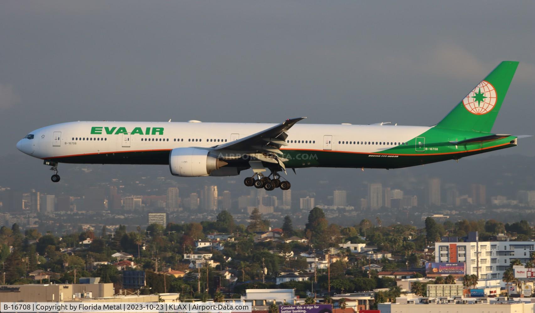 B-16708, 2007 Boeing 777-35E/ER C/N 33752, EVA 773 zx TPE-LAX