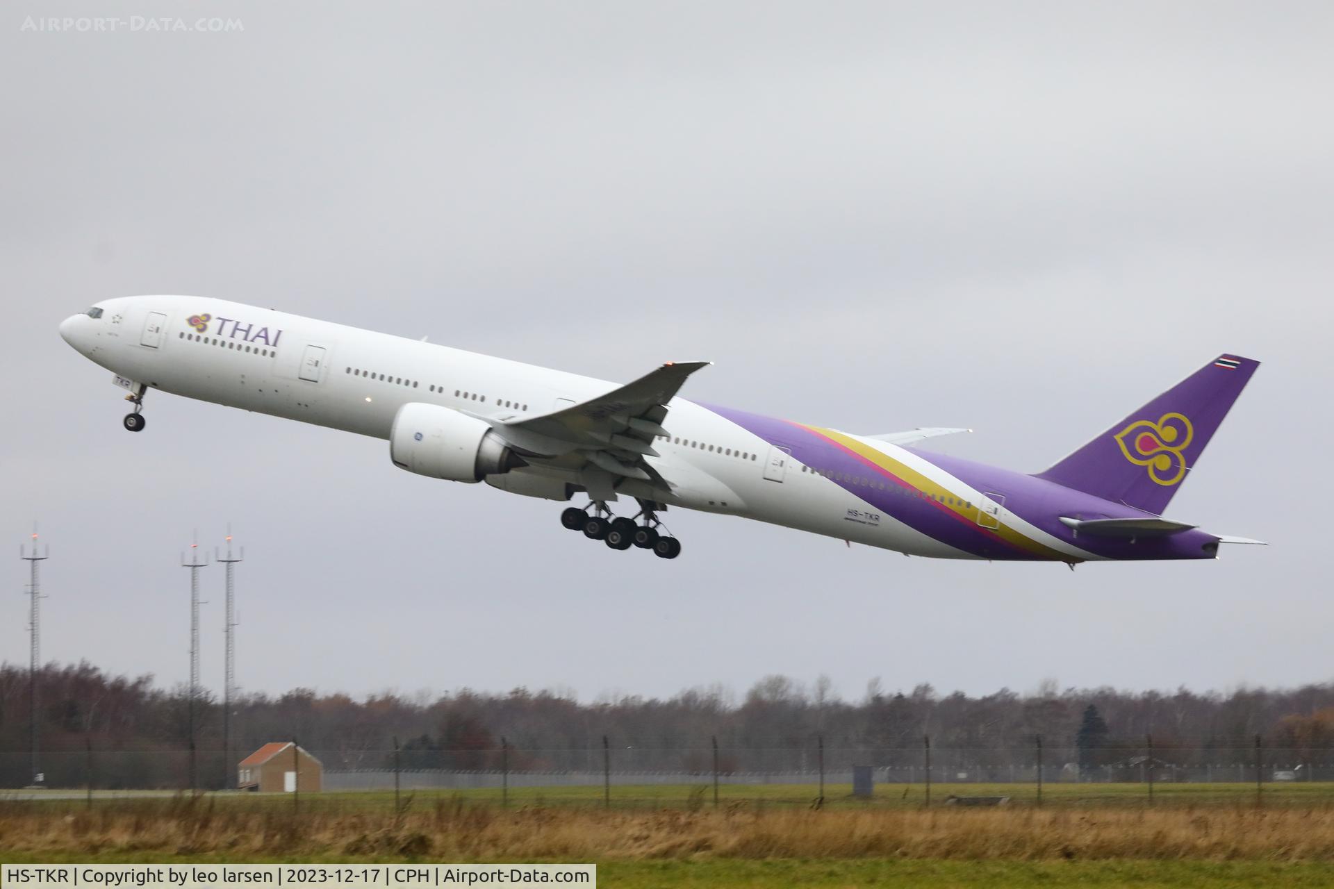 HS-TKR, 2013 Boeing 777-3AL/ER C/N 41527, Copenhagen 17.12.2023