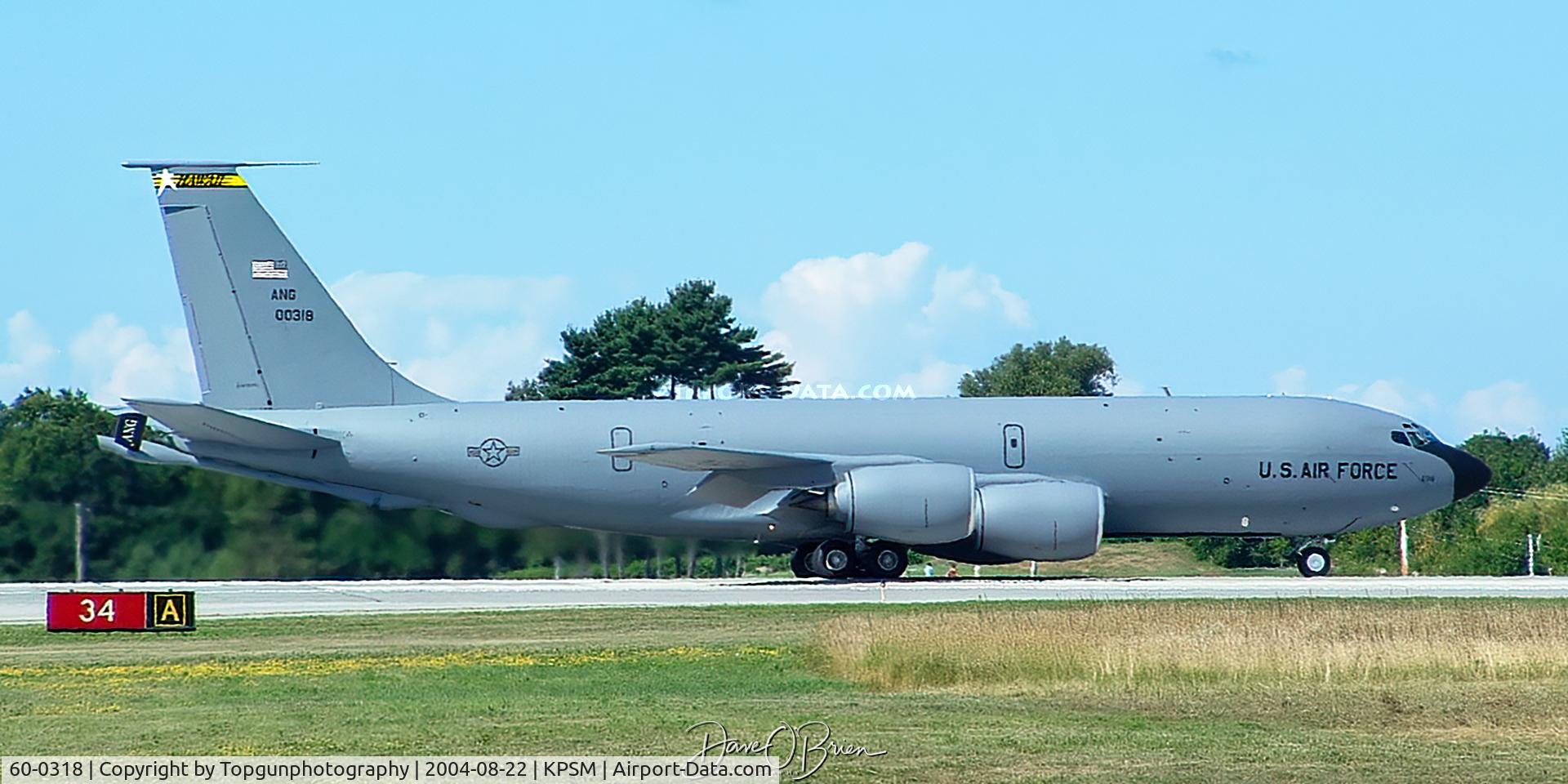60-0318, 1960 Boeing KC-135R Stratotanker C/N 18093, Back when it was a Hickam bird