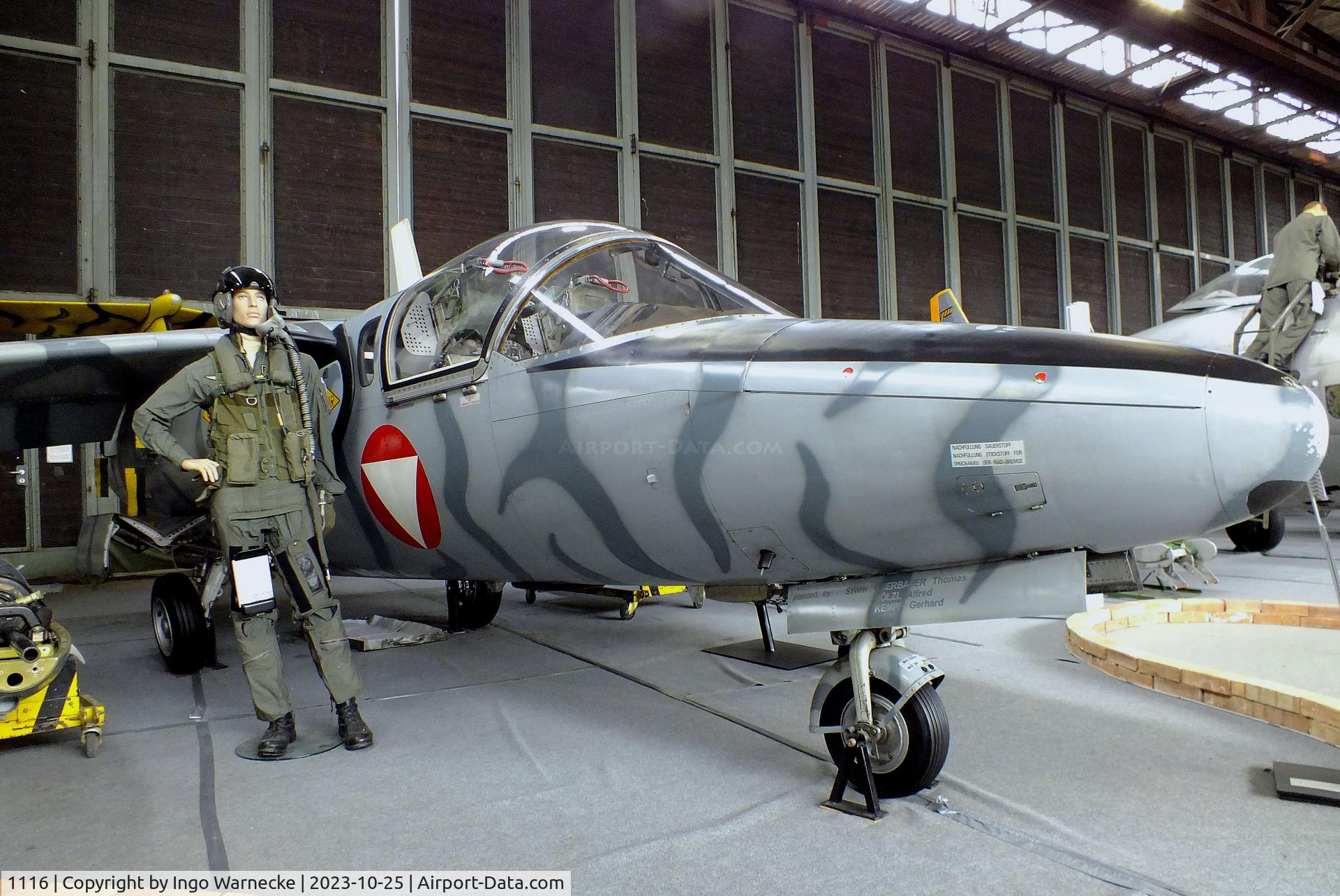 1116, Saab 105OE C/N 105416, SAAB 105OE at the Militärluftfahrt-Museum (Museum of Austrian Military Aviation), Zeltweg
