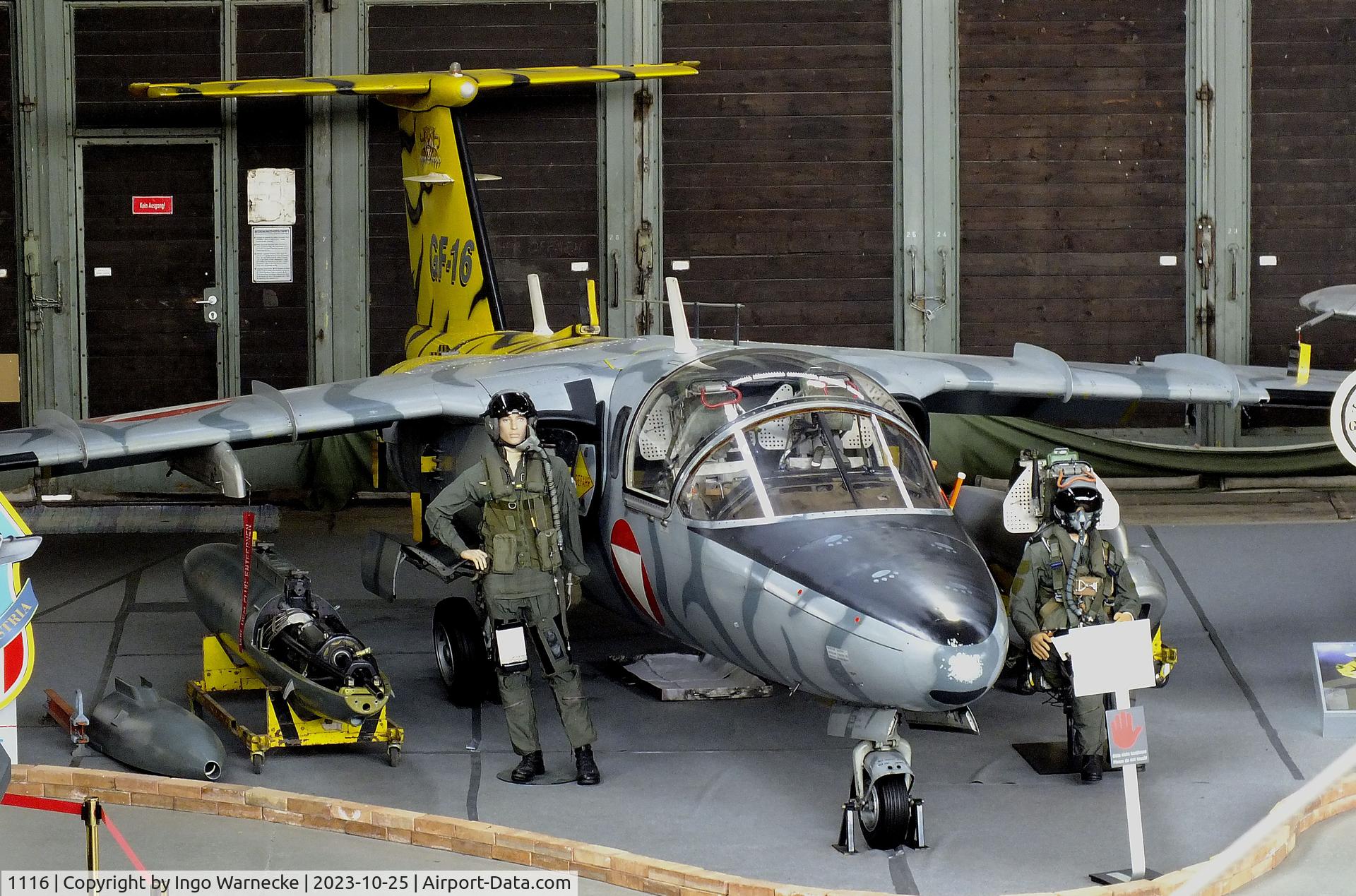 1116, Saab 105OE C/N 105416, SAAB 105OE at the Militärluftfahrt-Museum (Museum of Austrian Military Aviation), Zeltweg