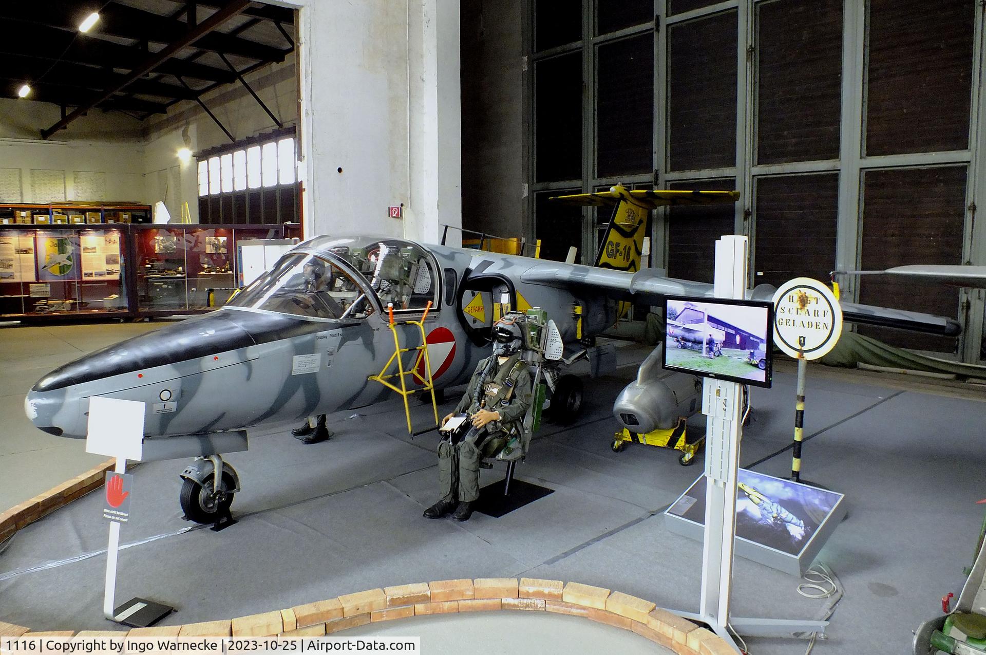 1116, Saab 105OE C/N 105416, SAAB 105OE at the Militärluftfahrt-Museum (Museum of Austrian Military Aviation), Zeltweg