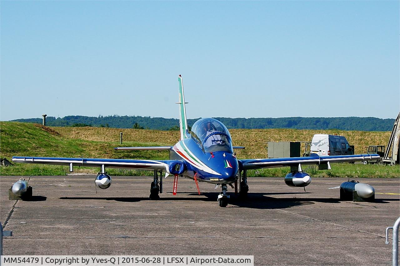 MM54479, Aermacchi MB-339PAN C/N 6674/069/AD008, Aermacchi MB-339PAN, N°9 of Frecce Tricolori Aerobatic Team 2015, Flight line, Luxeuil-Saint Sauveur (LFSX)