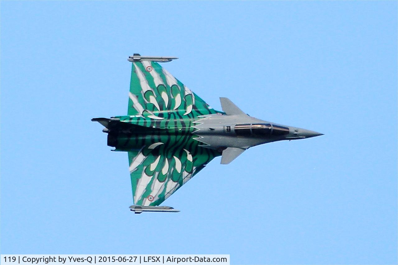 119, 2010 Dassault Rafale C C/N 119, Dassault Rafale C (113-IX), On display, Luxeuil-St Sauveur Air Base 116 (LFSX)