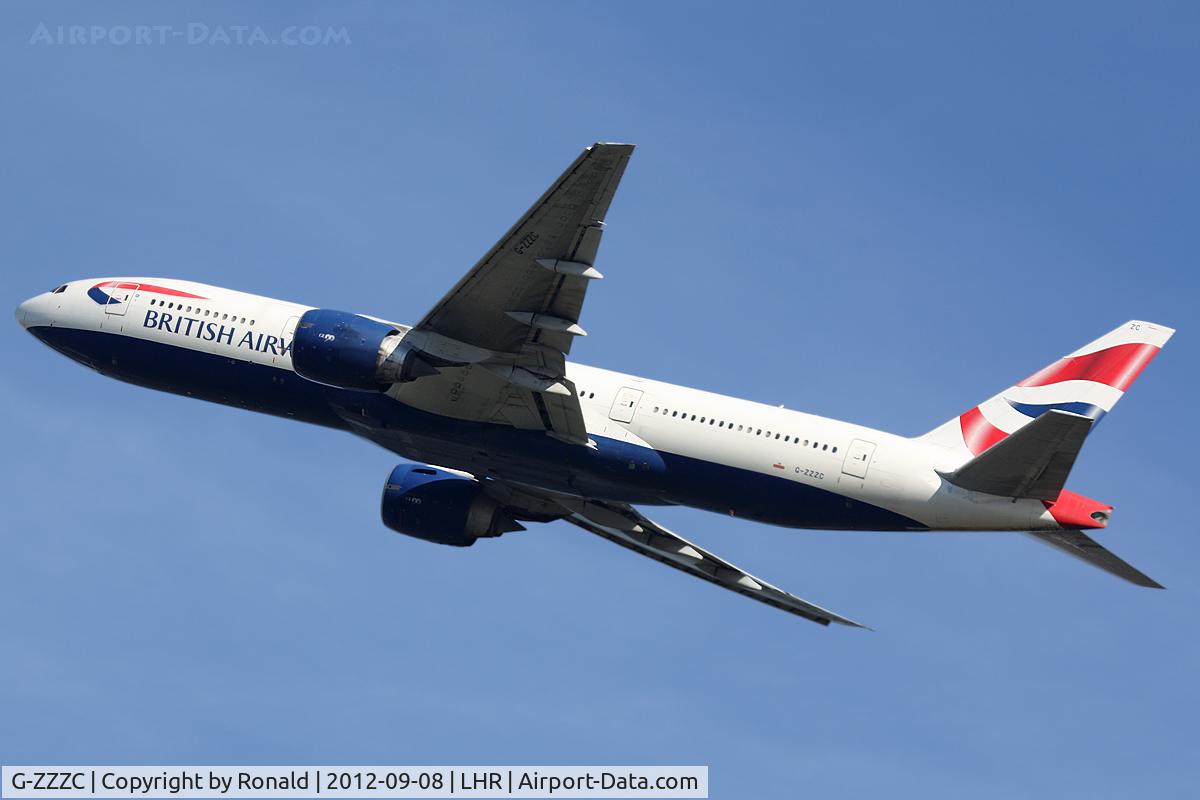 G-ZZZC, 1995 Boeing 777-236 C/N 27107, at klhr