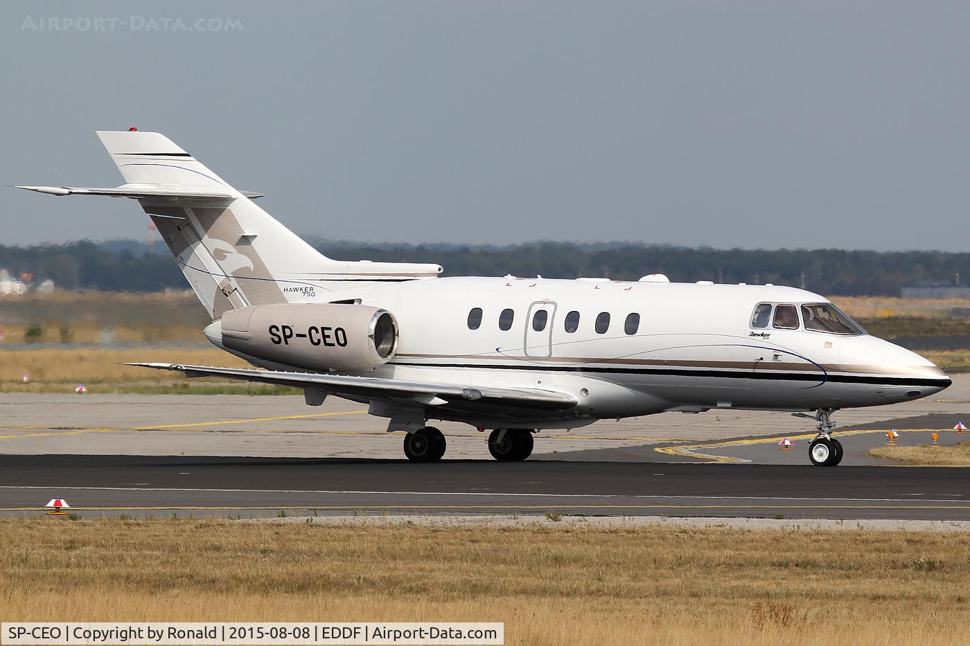 SP-CEO, 2011 Hawker Beechcraft 750 C/N HB-70, at fra