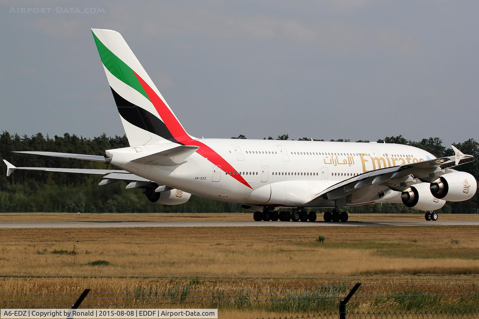 A6-EDZ, 2012 Airbus A380-861 C/N 107, at fra