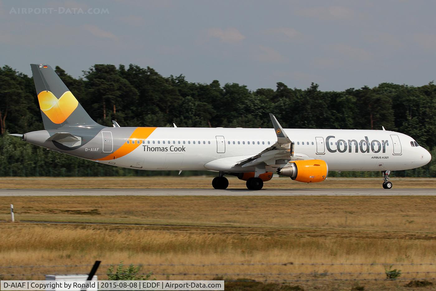 D-AIAF, 2015 Airbus A321-211 C/N 6459, at fra
