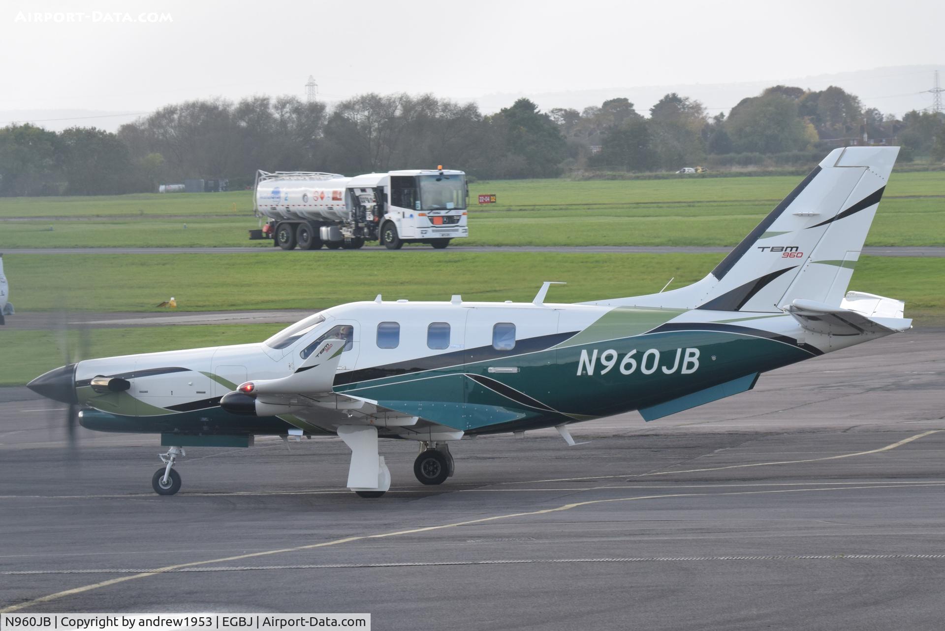 N960JB, 2023 Daher TBM-700 (960) C/N 1479, N960JB at Gloucestershire Airport.