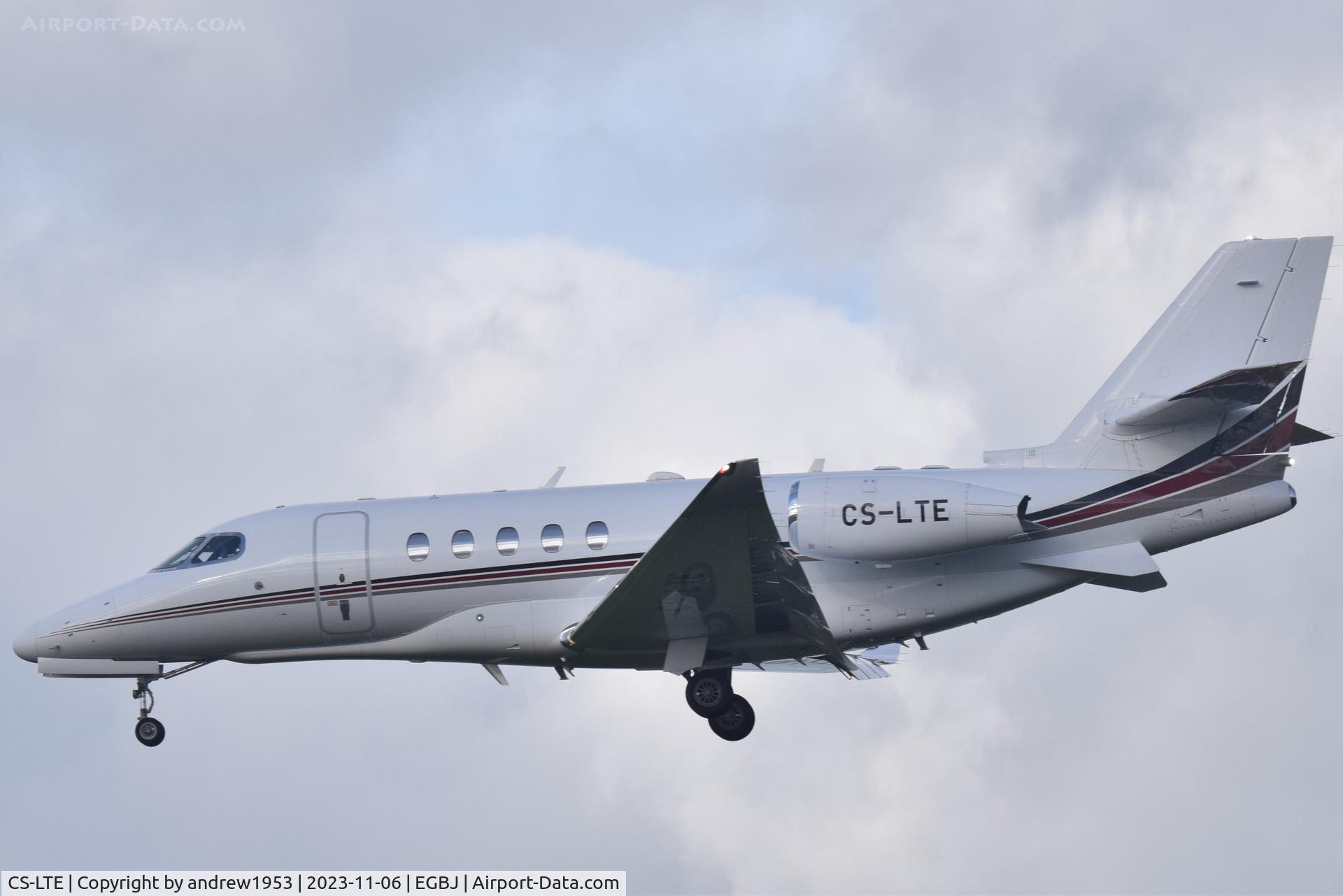 CS-LTE, 2017 Cessna 680A Citation Latitude C/N 680A-0109, CS-LTE at Gloucestershire Airport.