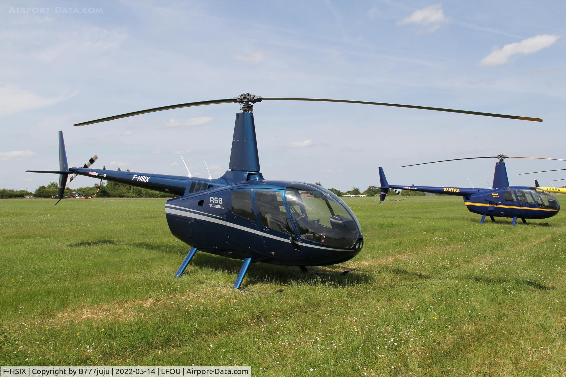 F-HSIX, 2011 Robinson R66 Turbine C/N 0017, at Helico 2022 Cholet