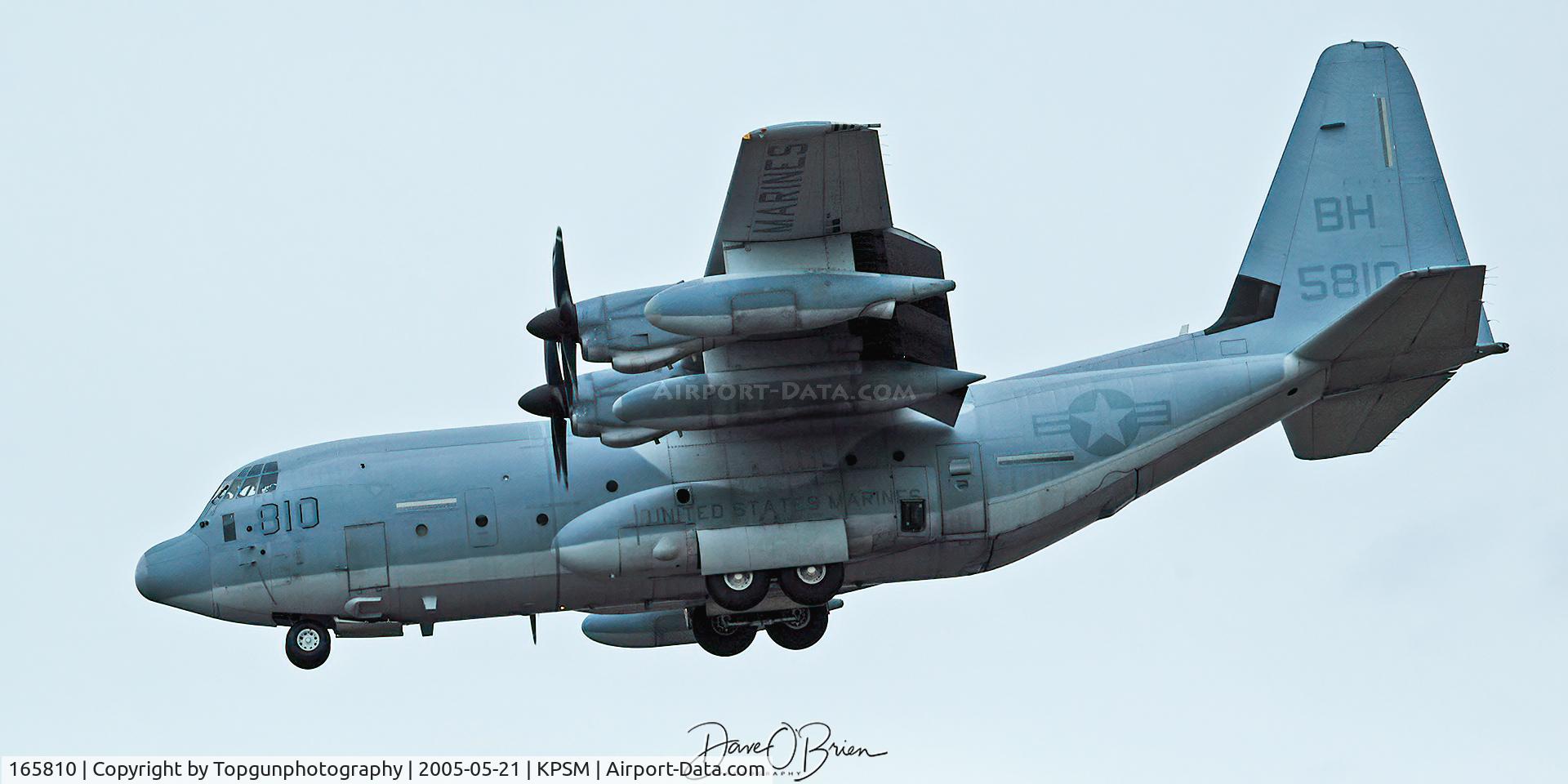 165810, Lockheed Martin KC-130J Hercules C/N 382-5509, OTIS25 stopping in