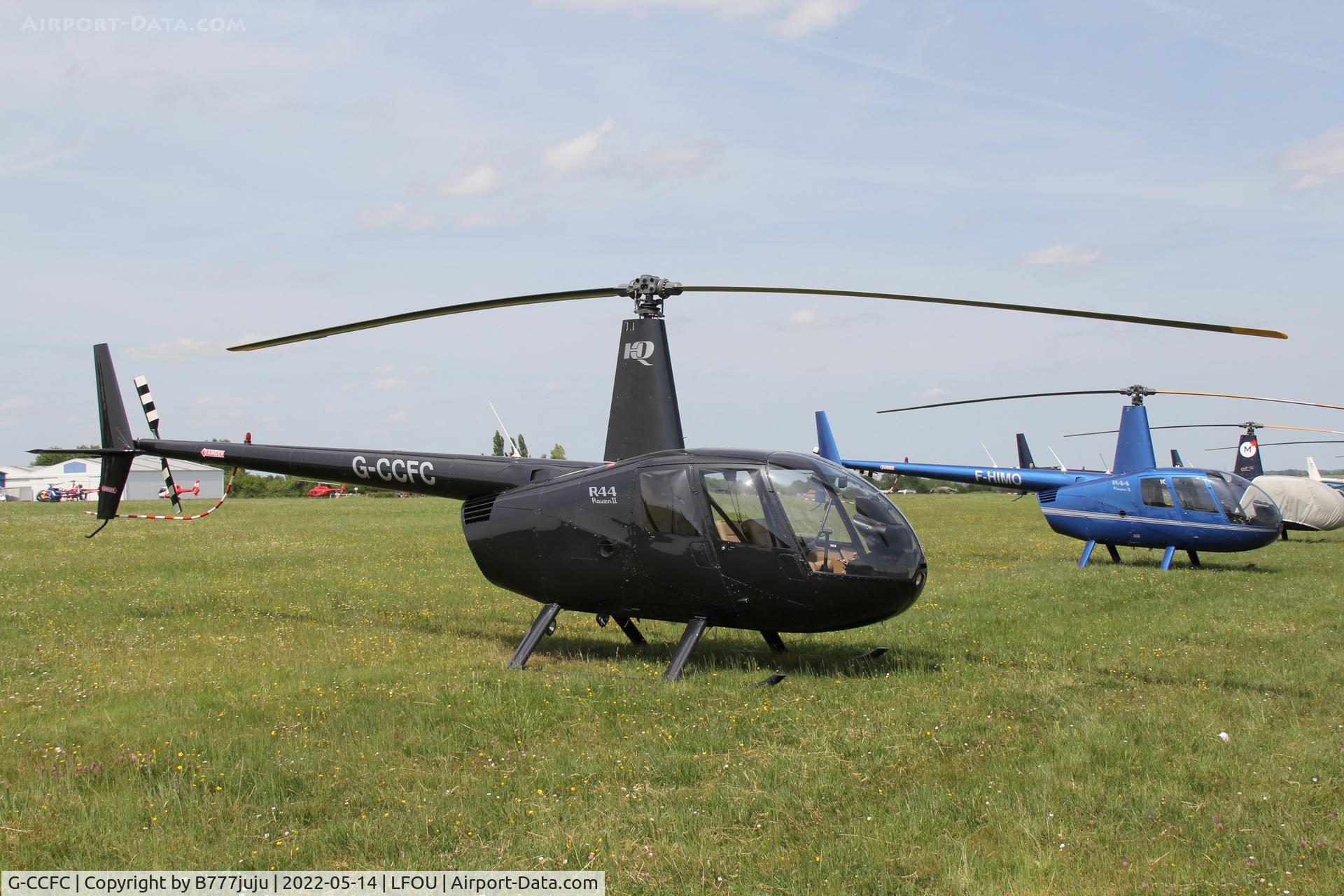 G-CCFC, 2003 Robinson R44 Raven II C/N 10151, at Helico 2022 Cholet