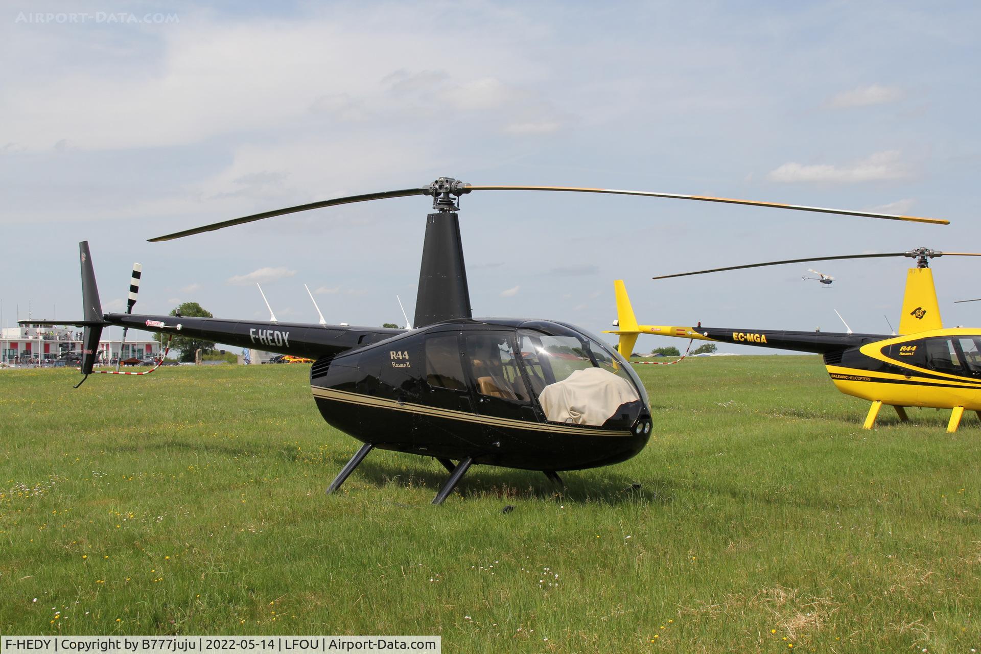 F-HEDY, 2014 Robinson R44 Raven II C/N 13732, at Helico 2022 Cholet