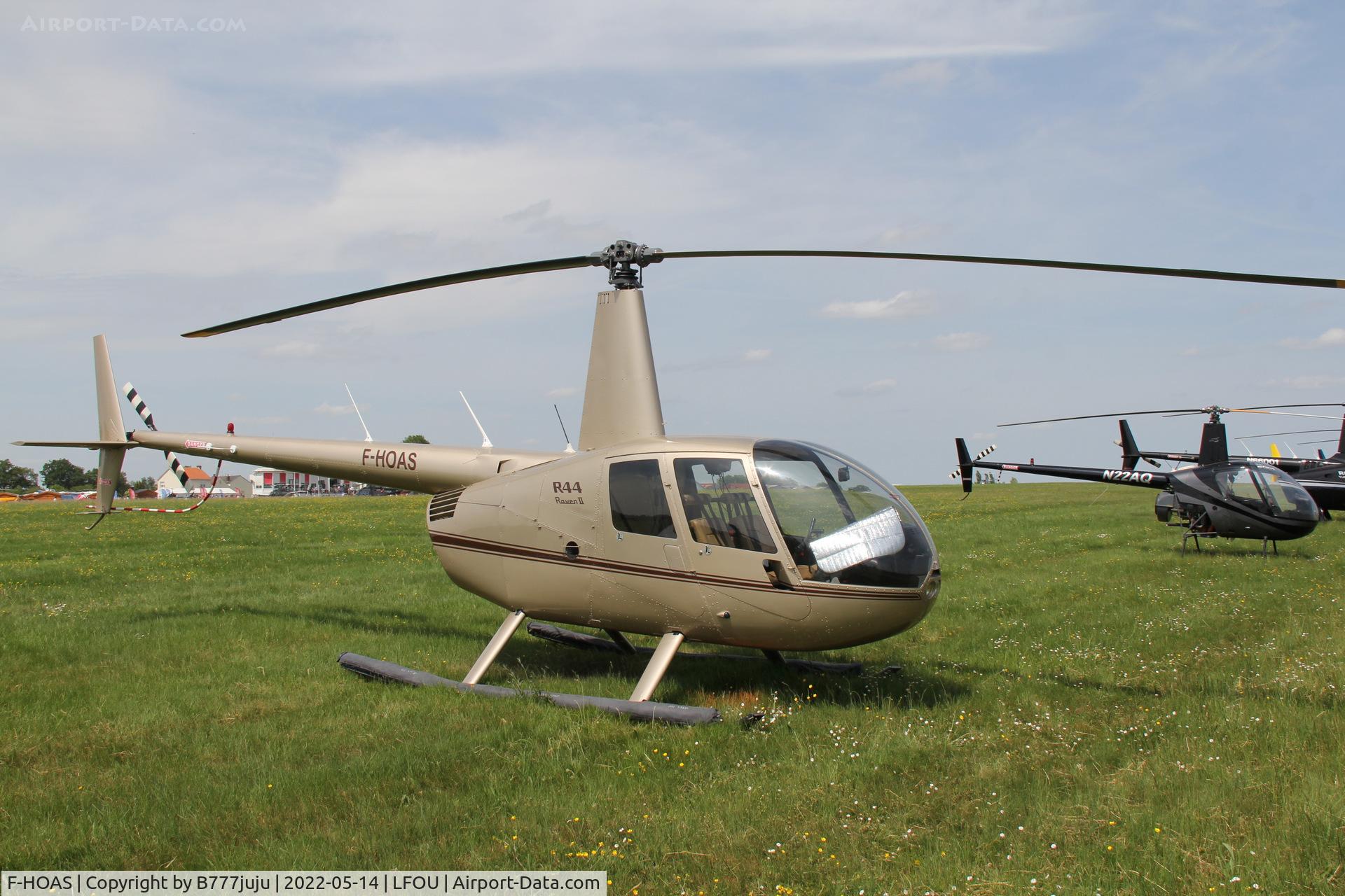 F-HOAS, Robinson R44  Raven II C/N 11595, at Helico 2022 Cholet