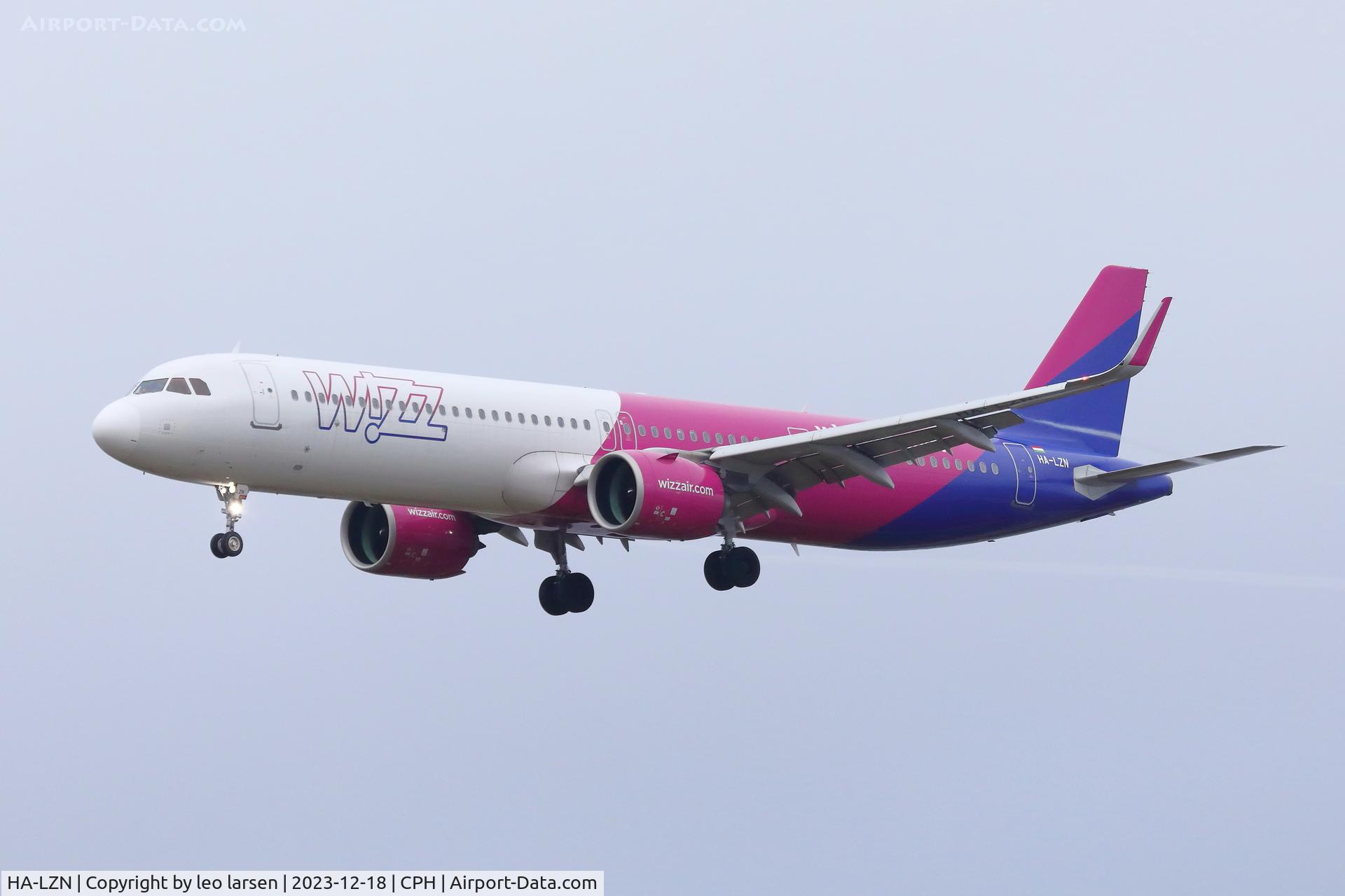 HA-LZN, 2022 Airbus A321-271NX C/N 10792, Copenhagen 18.12.2023