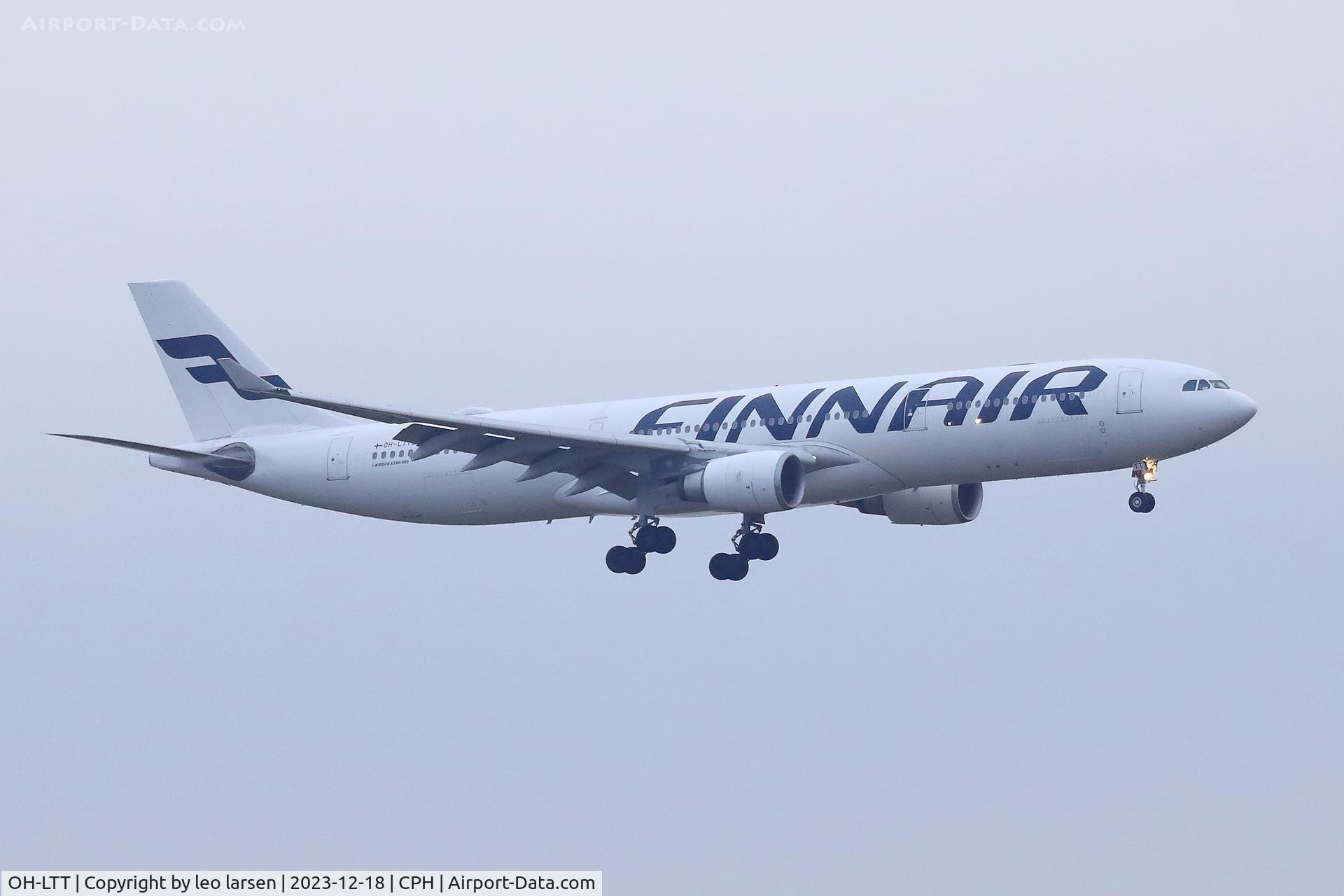 OH-LTT, 2010 Airbus A330-302X C/N 1088, Copenhagen 18.12.2023 l/d on R-30
