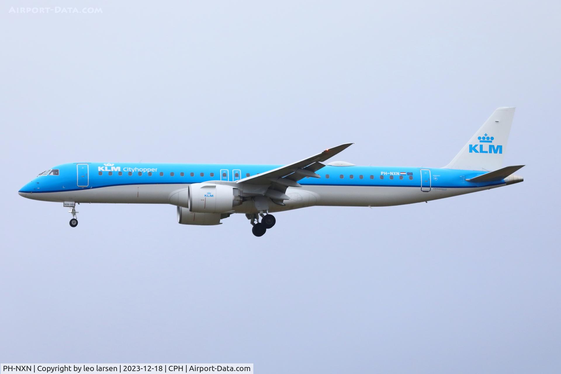 PH-NXN, 2022 Embraer E195-E2 C/N 19020084, Copenhagen 18.12.2023