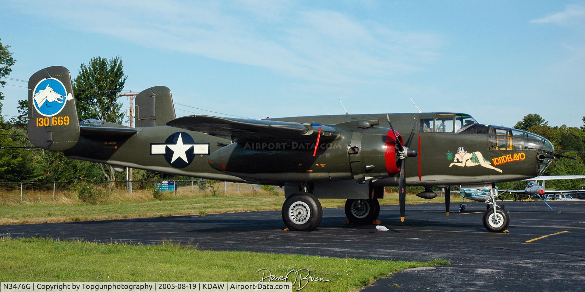 N3476G, 1944 North American B-25J Mitchell C/N 108-33257, Skyhaven Air Show 2005