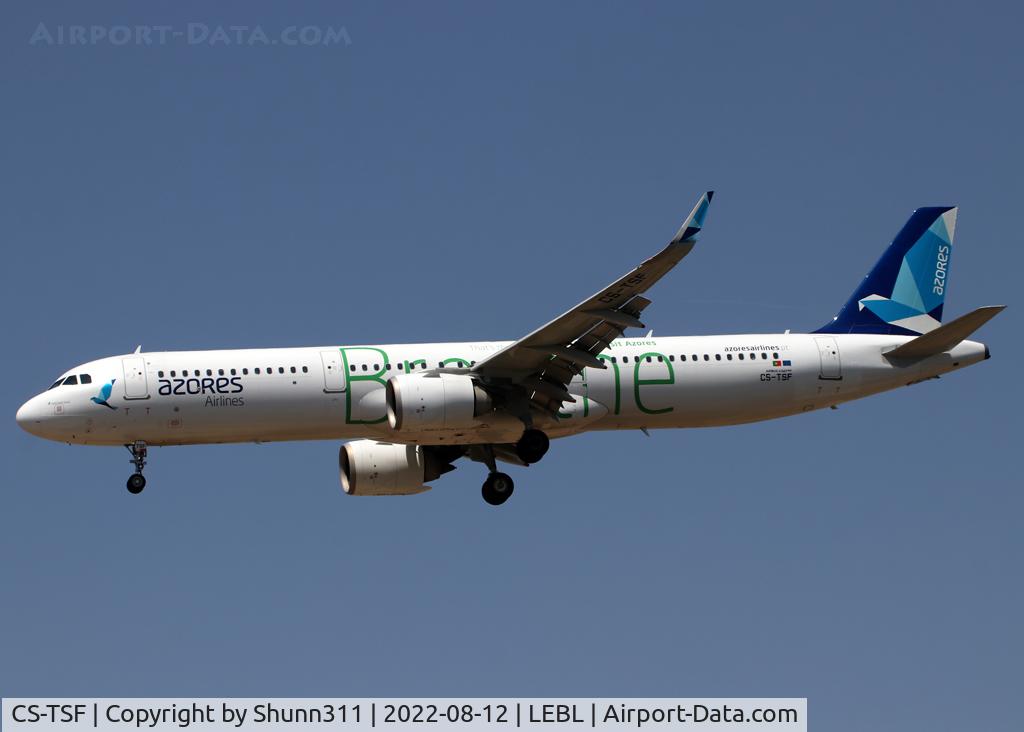 CS-TSF, 2017 Airbus A321-253N C/N 7972, Landing rwy 24R