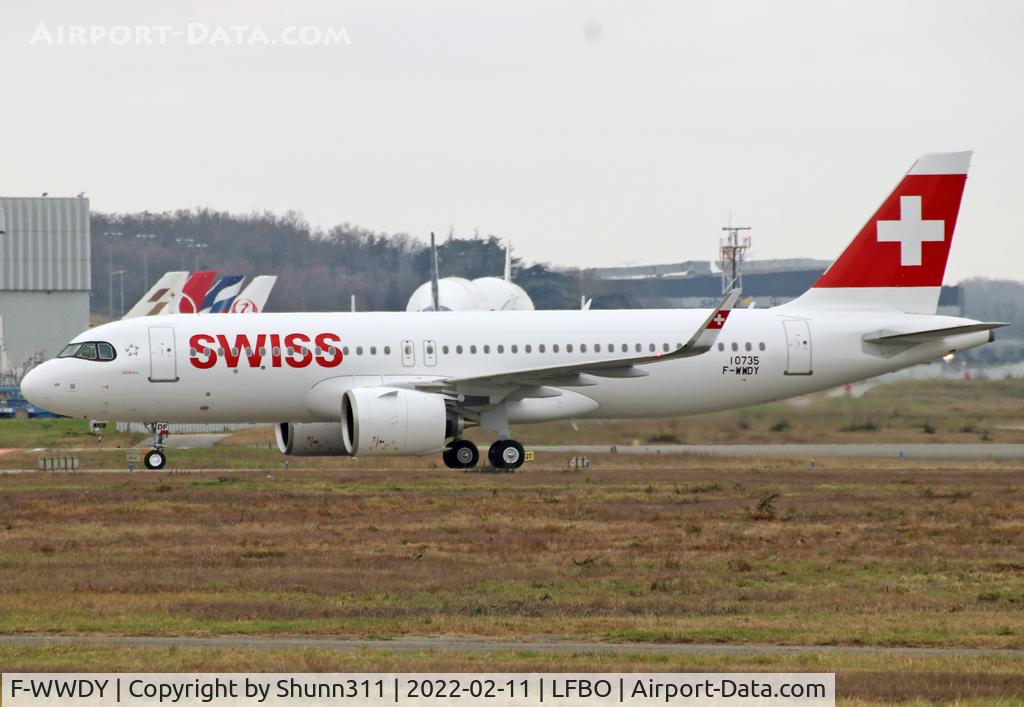 F-WWDY, 2022 Airbus A320-271N C/N 10735, C/n 10735 - To be HB-JDF