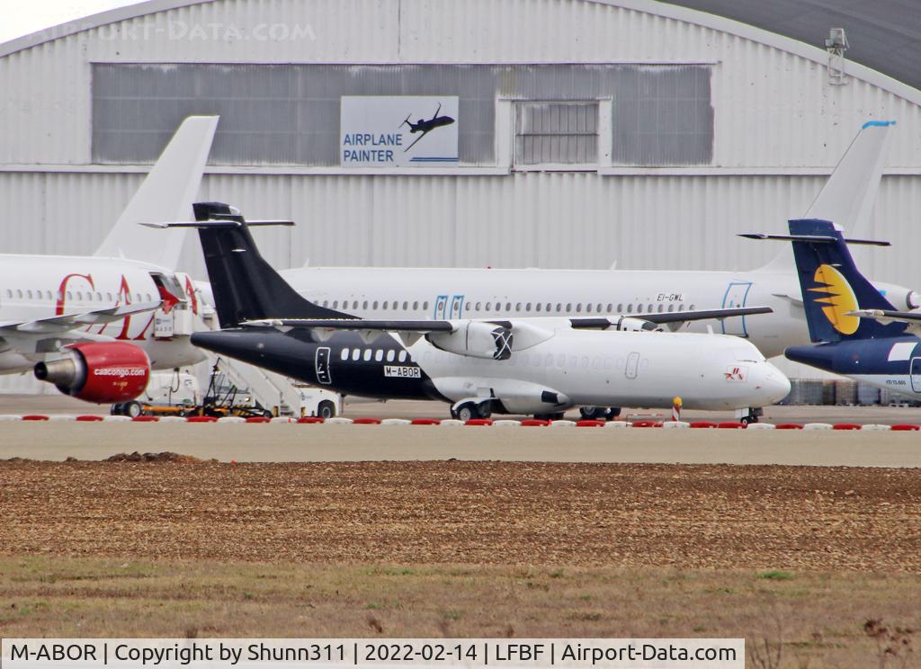 M-ABOR, 2000 ATR 72-212A C/N 630, Parked in basic Air New Zealand c/s without titles... Ex. ZK-MCP