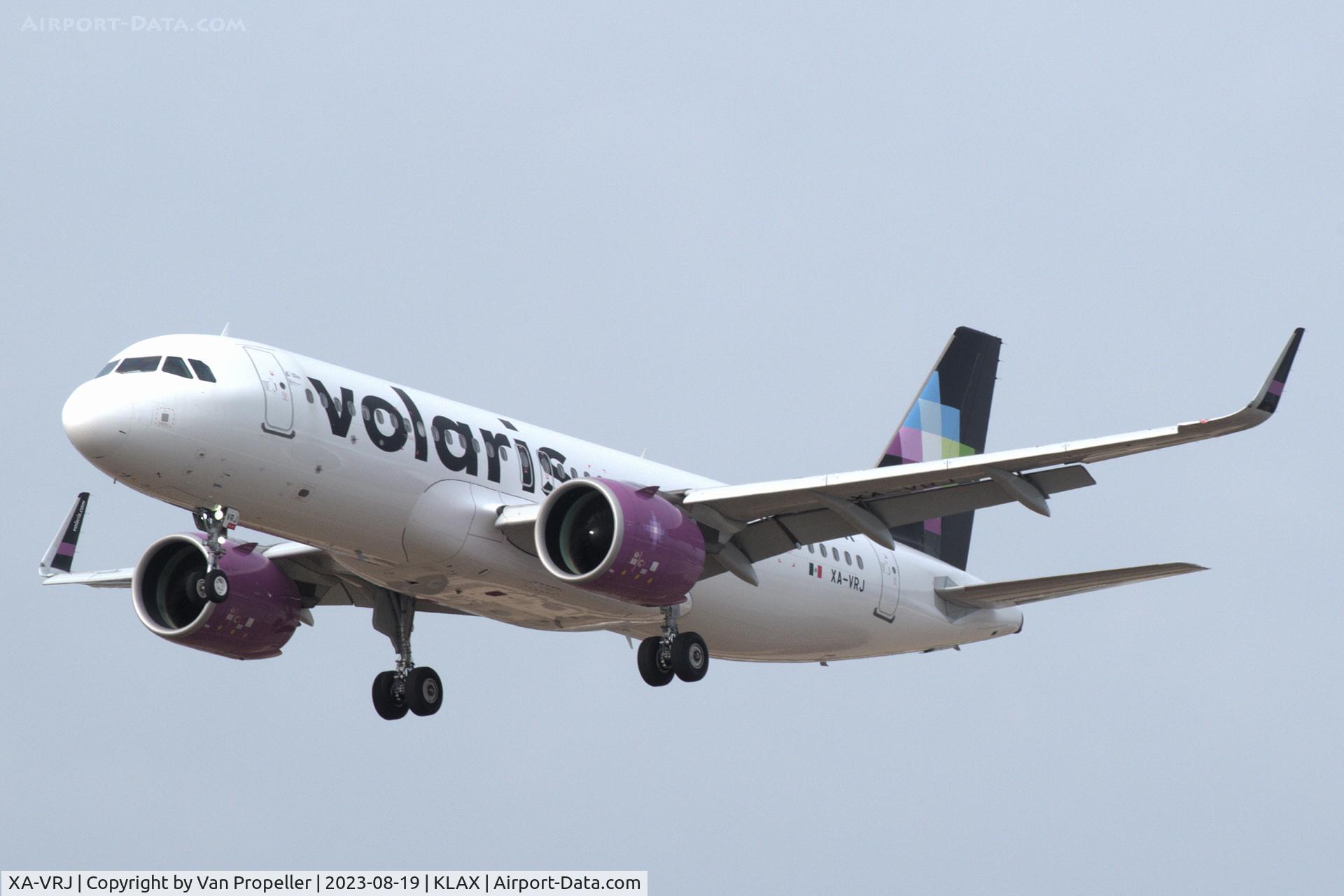 XA-VRJ, 2019 Airbus A320-271N C/N 8618, Volaris Airbus A320-271N on approach to LAX