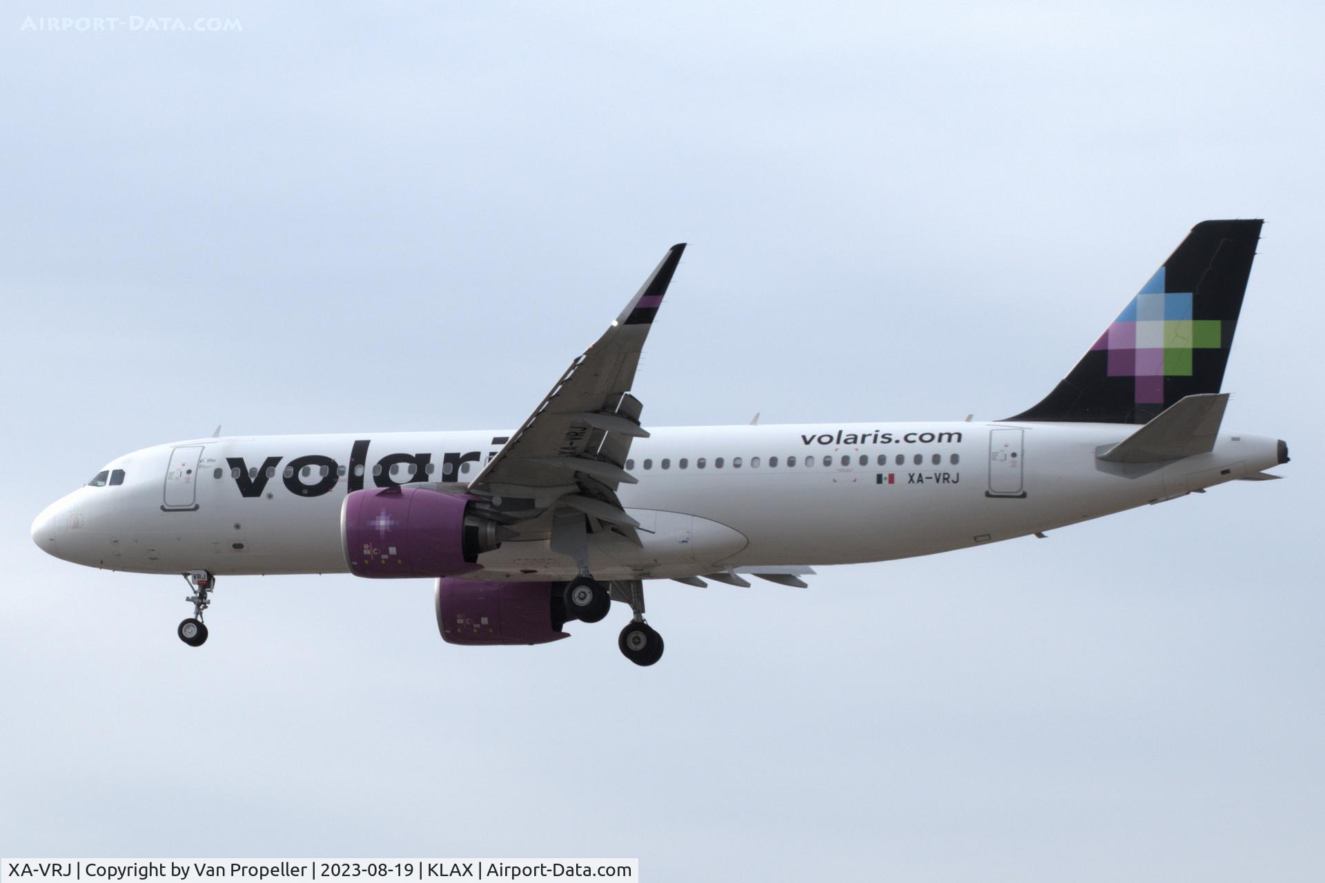 XA-VRJ, 2019 Airbus A320-271N C/N 8618, Volaris Airbus A320-271N on approach to LAX
